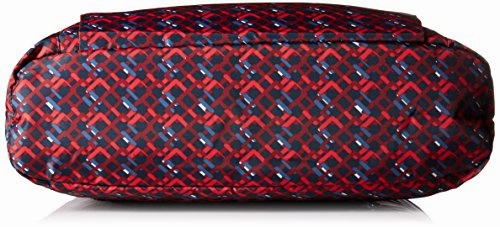 Lizzie Printed Laptop Tote Shoulder Bag, Groovy Lines, One Size