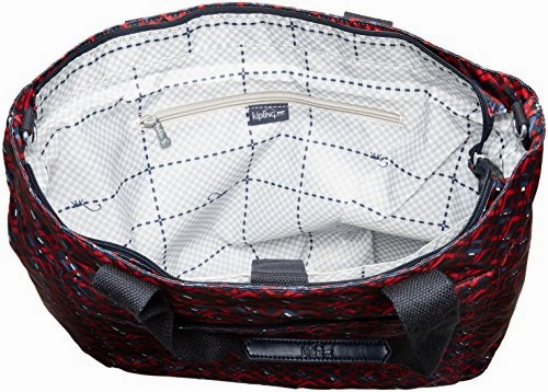 Lizzie Printed Laptop Tote Shoulder Bag, Groovy Lines, One Size