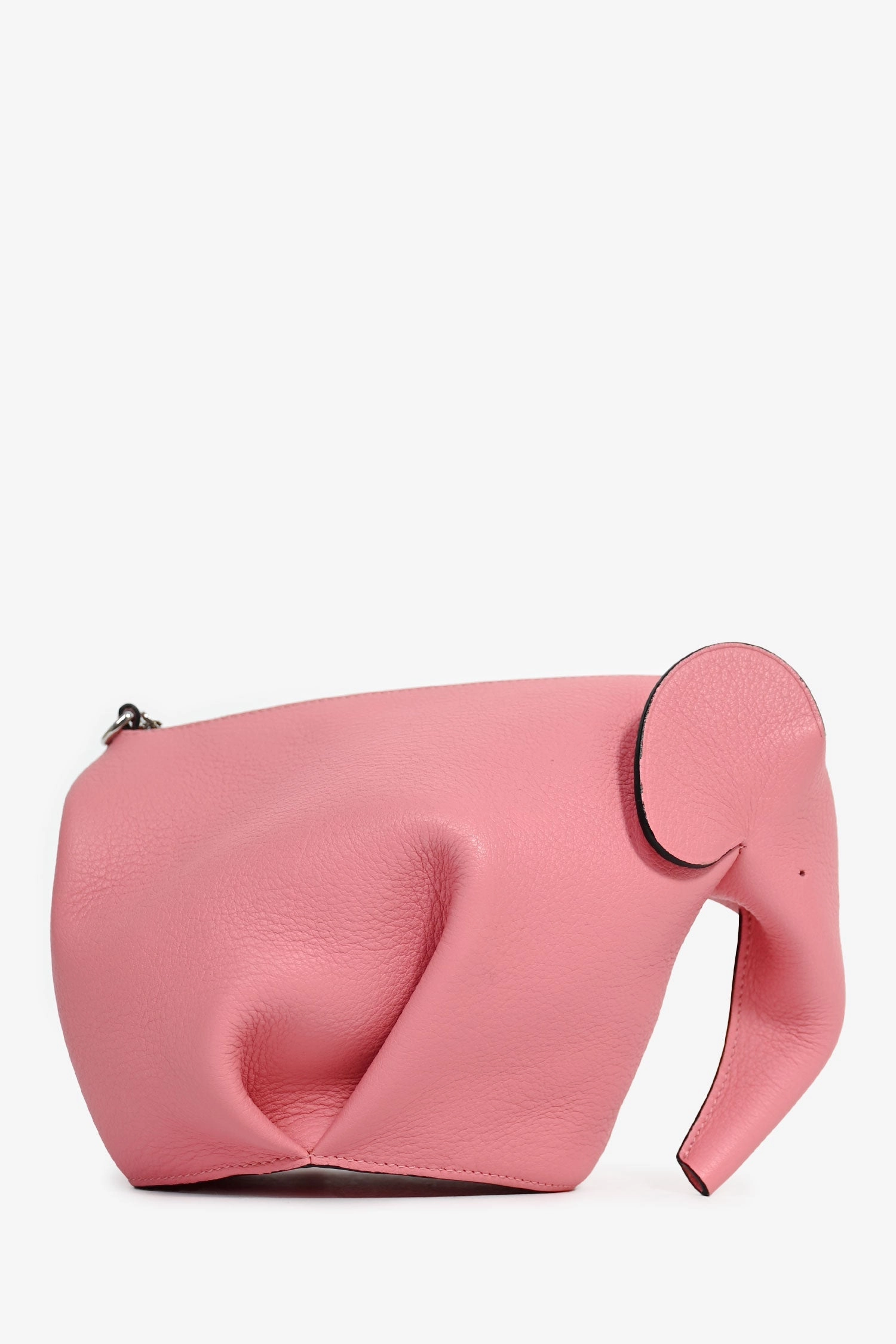 Loewe 2016 Pink Leather Elephant Crossbody