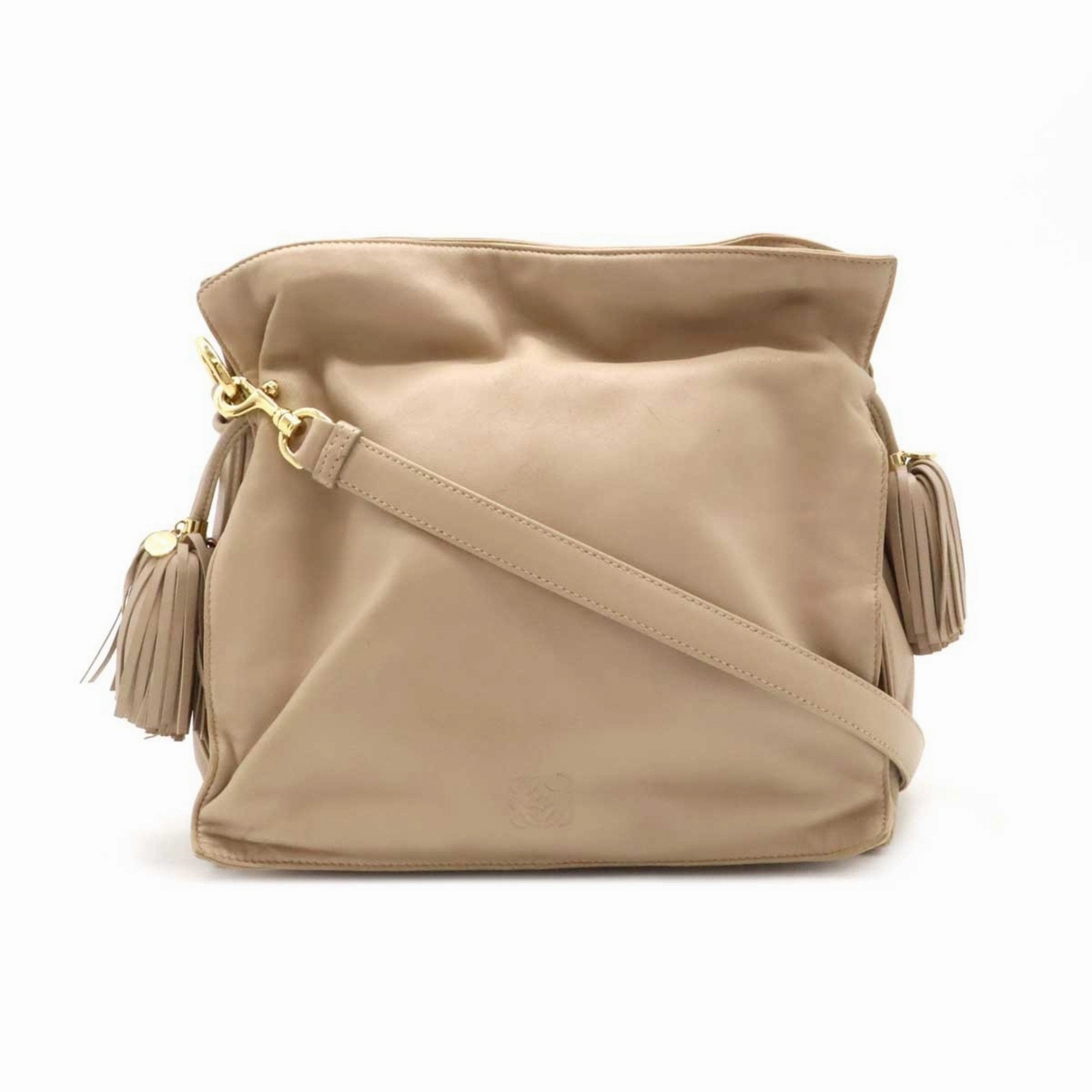 Loewe Flamenco Nappa Leather Shoulder Bag (Pre-Owned)