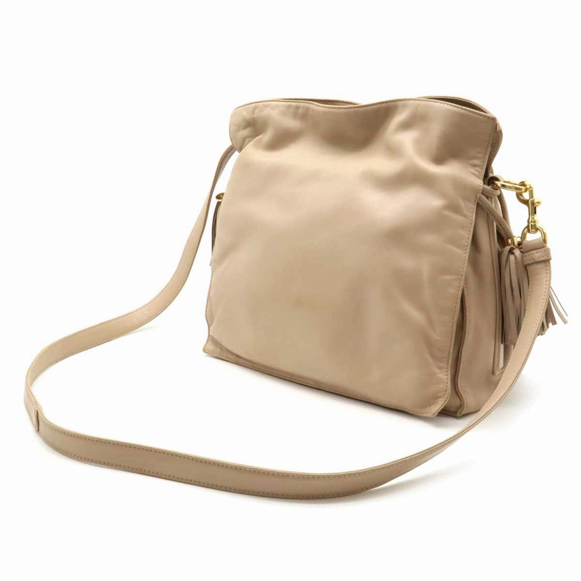 Loewe Flamenco Nappa Leather Shoulder Bag (Pre-Owned)