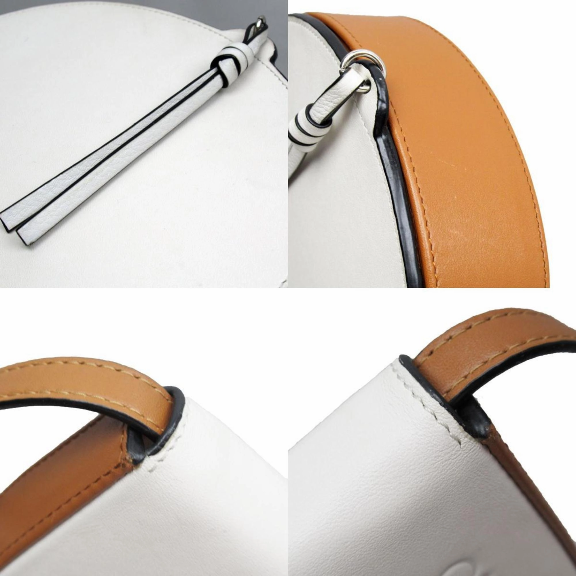 Loewe Heel Leather Shoulder Bag (Pre-Owned)