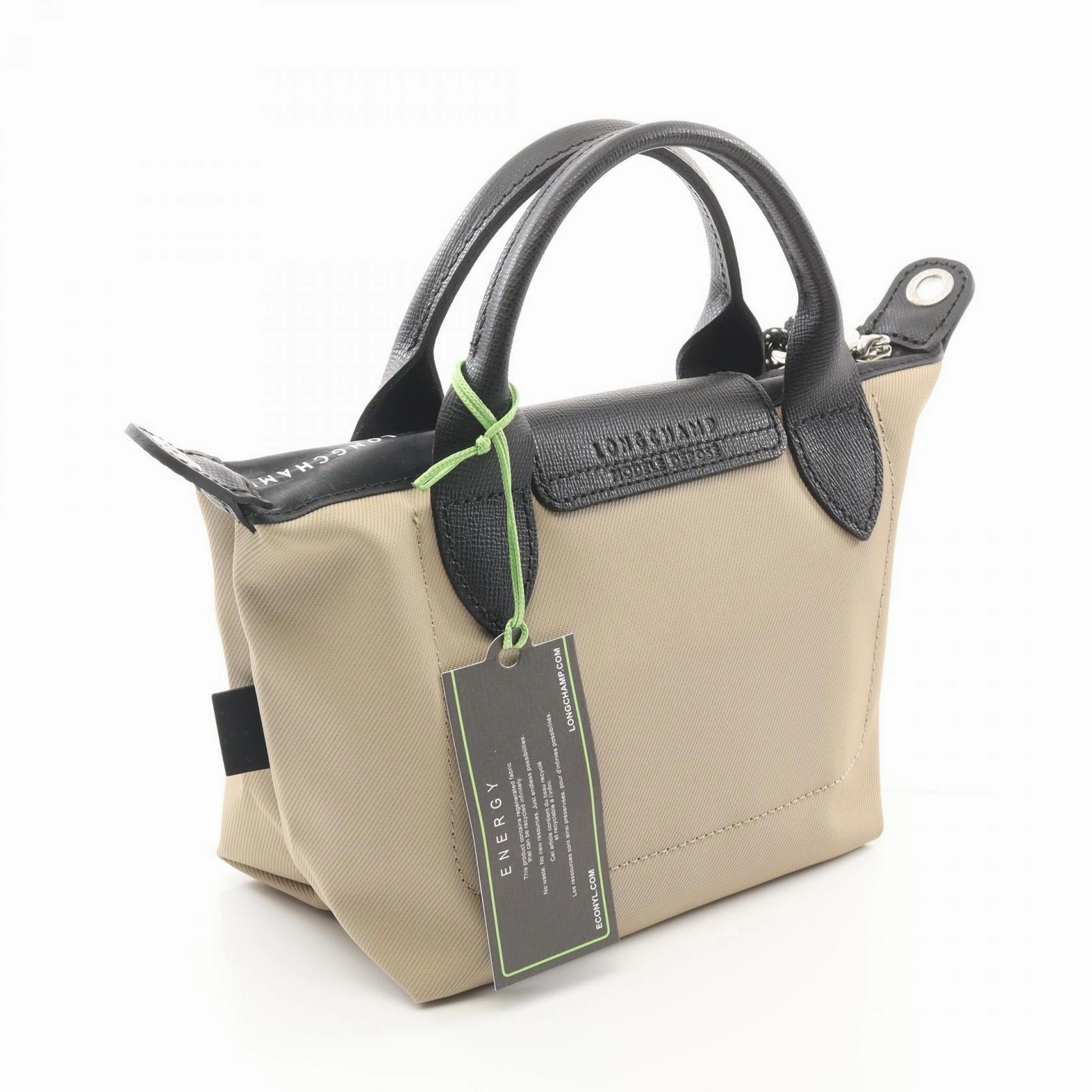 Longchamp Le Pliage Energy XS Canvas Leather Handbag