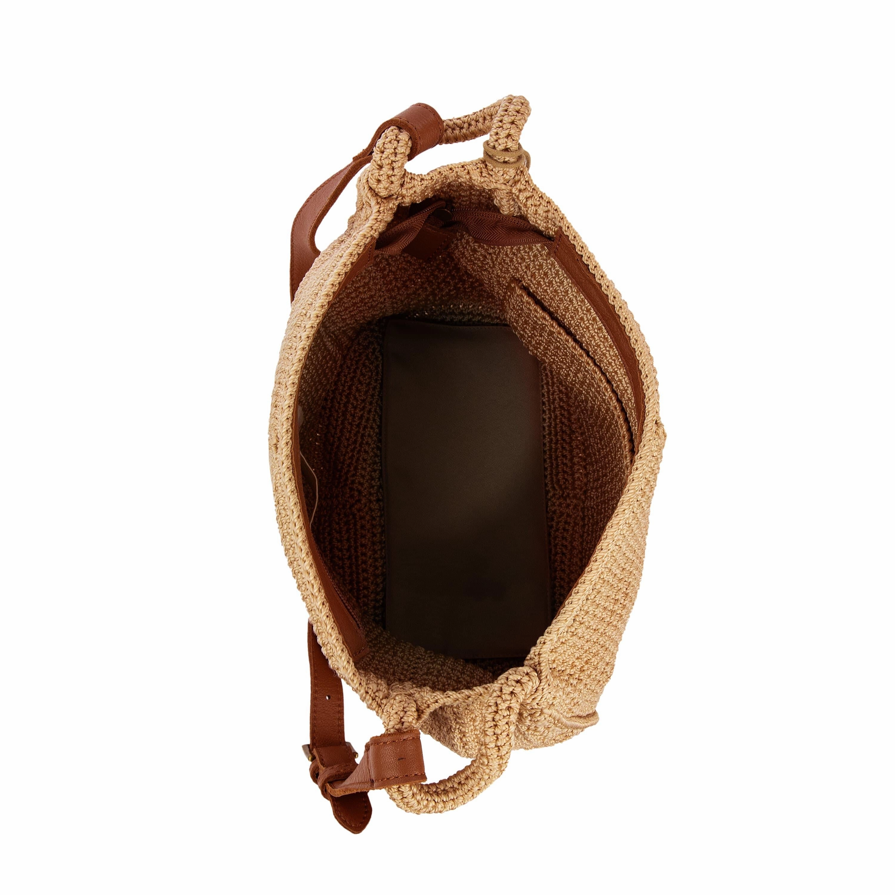 Los Feliz Crossbody - Hand Crochet - Bamboo