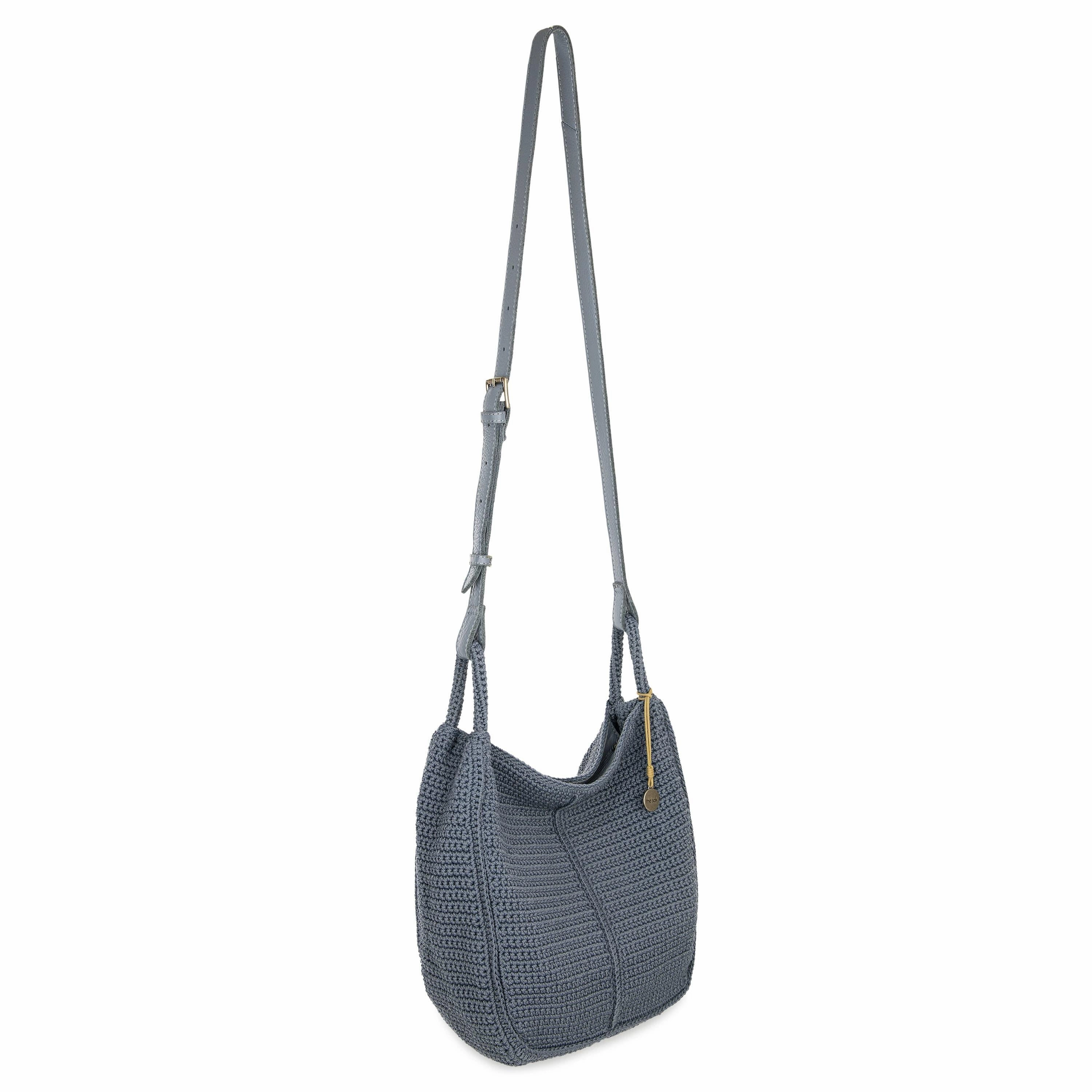 Los Feliz Crossbody - Hand Crochet - Maritime