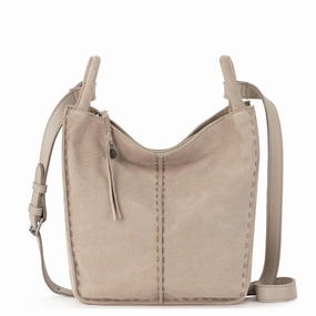 Los Feliz Crossbody - Leather - Sand Suede