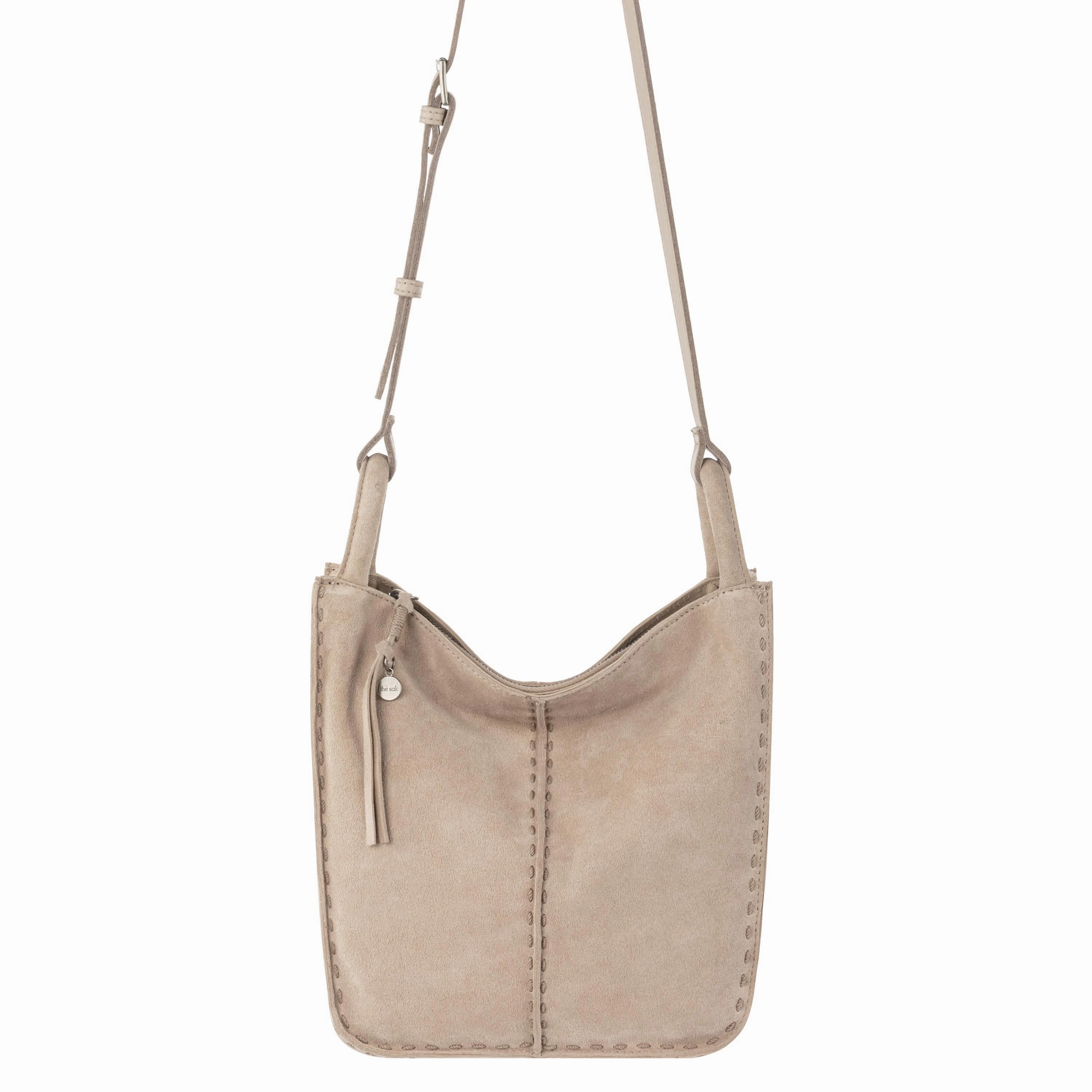 Los Feliz Crossbody - Leather - Sand Suede