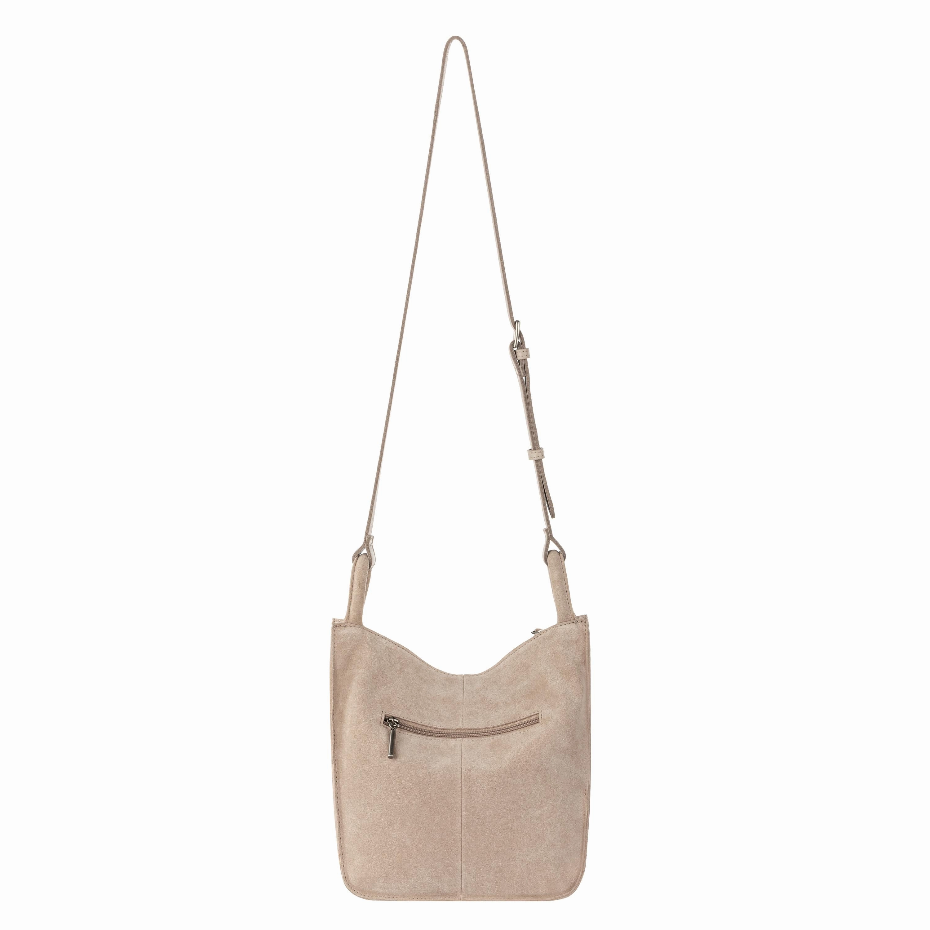 Los Feliz Crossbody - Leather - Sand Suede