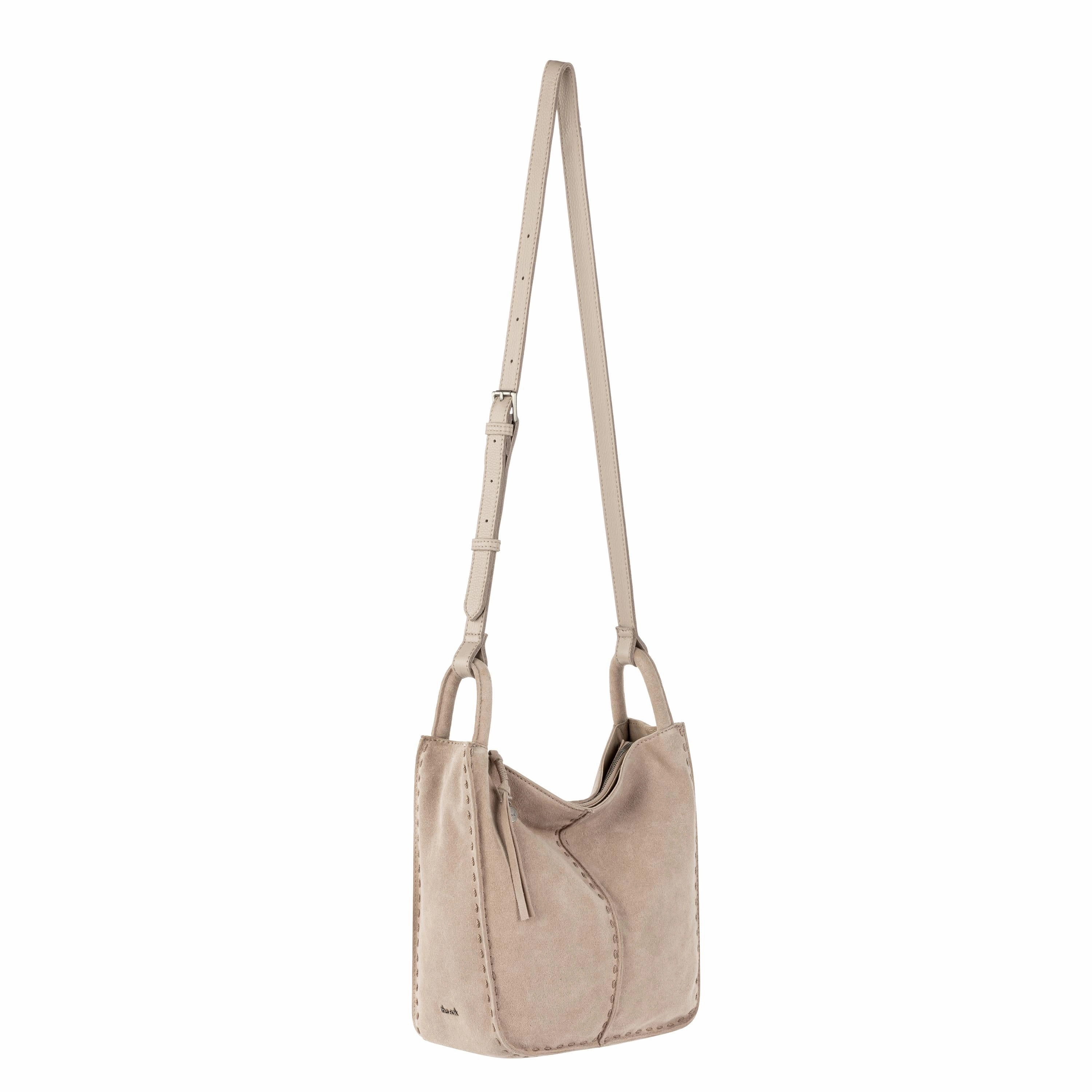 Los Feliz Crossbody - Leather - Sand Suede