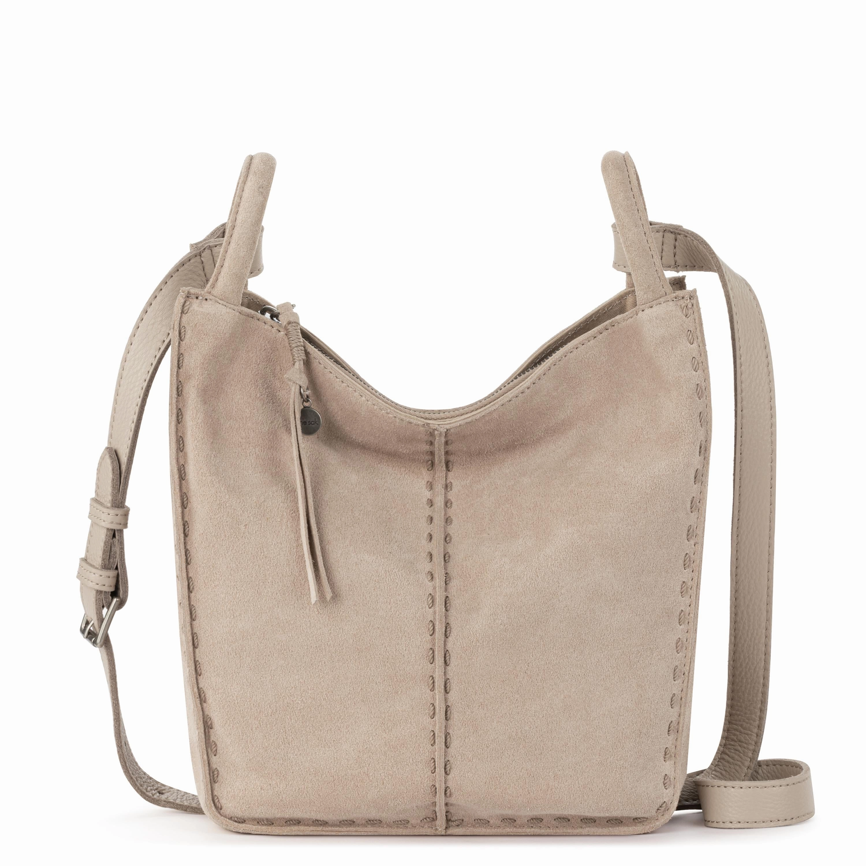 Los Feliz Crossbody - Leather - Sand Suede