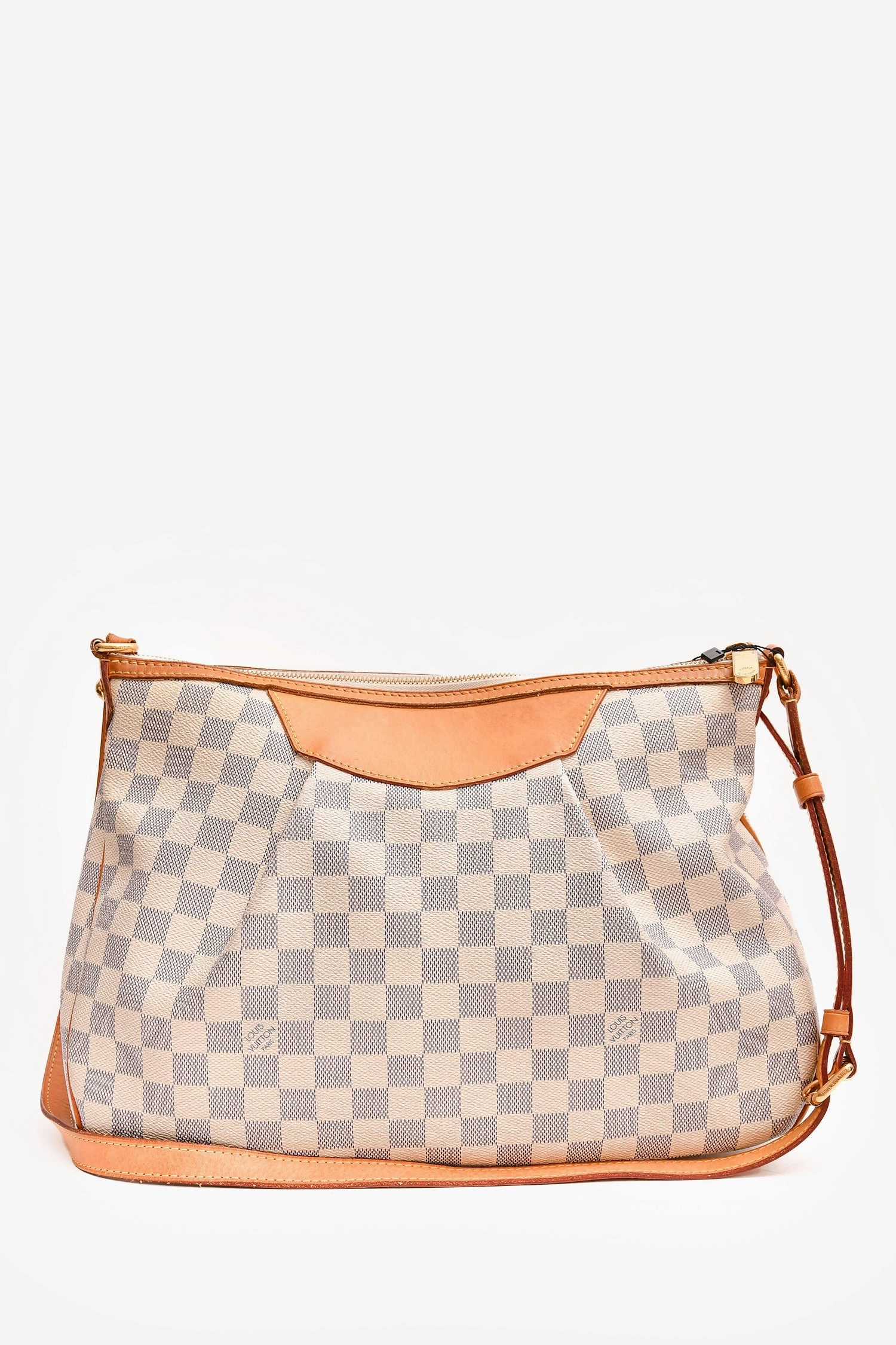 Louis Vuitton 2012 Damier Azur Siracusa MM Messenger Crossbody Bag