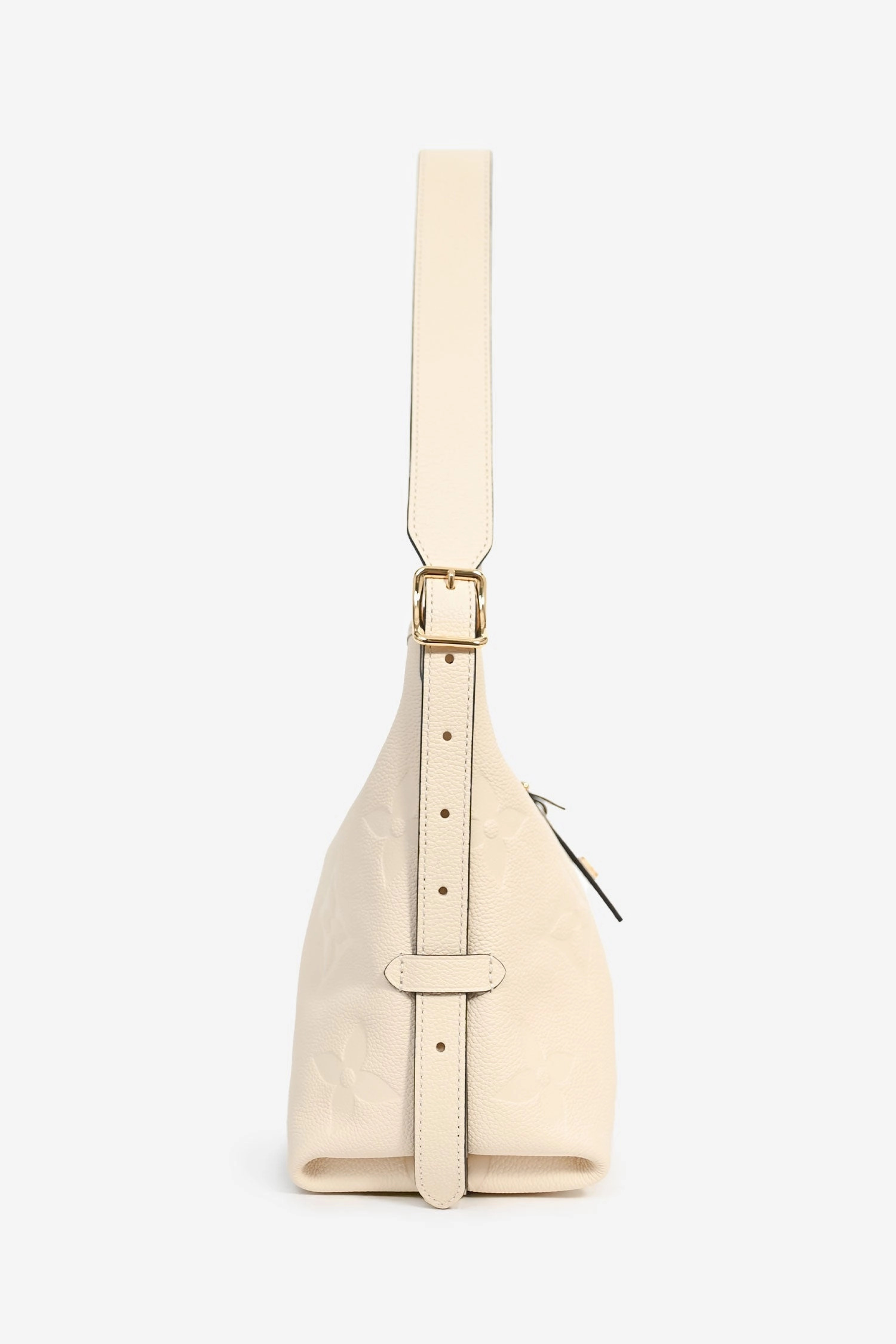 Louis Vuitton 2024 Cream Empreinte Caryall PM Shoulder Bag