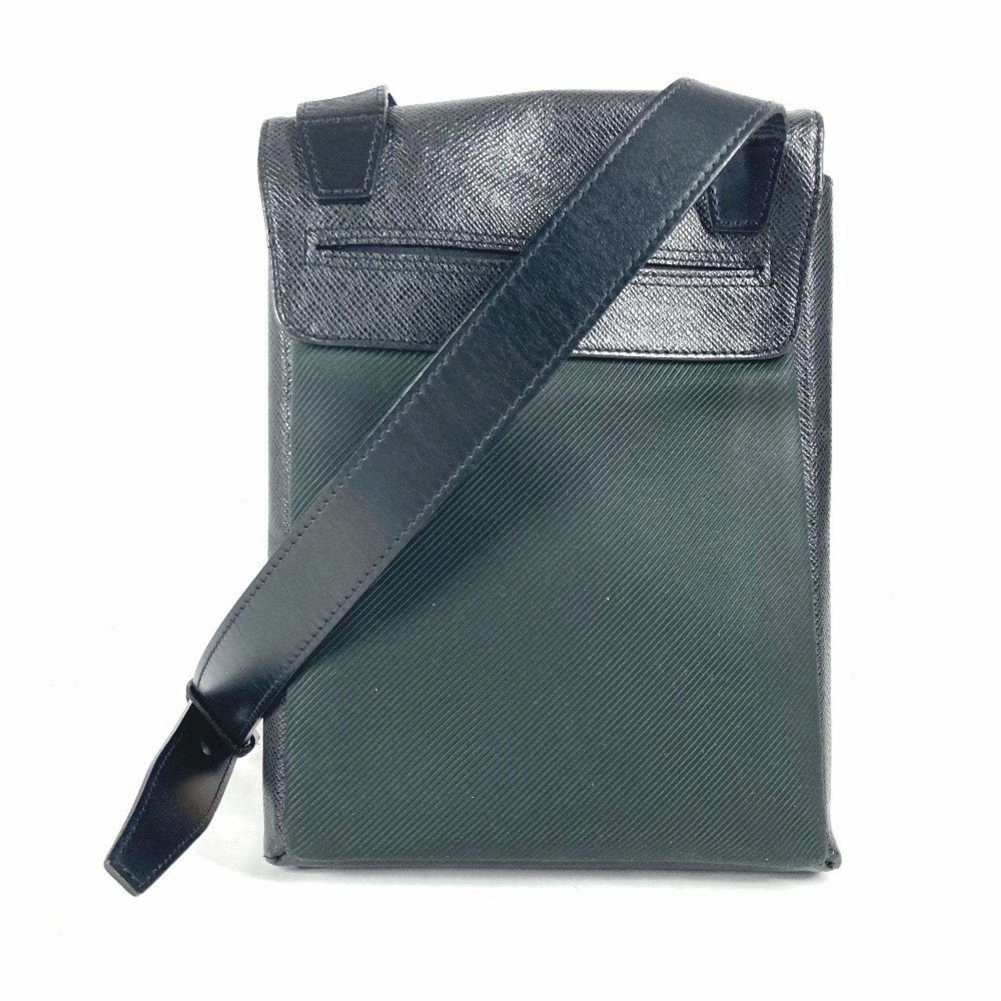 Louis Vuitton Ardoise  Taiga Leather Pochette Shoulder Bag (Pre-Owned)
