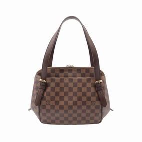 Louis Vuitton Belem Mm Canvas Shoulder Bag (Pre-Owned)