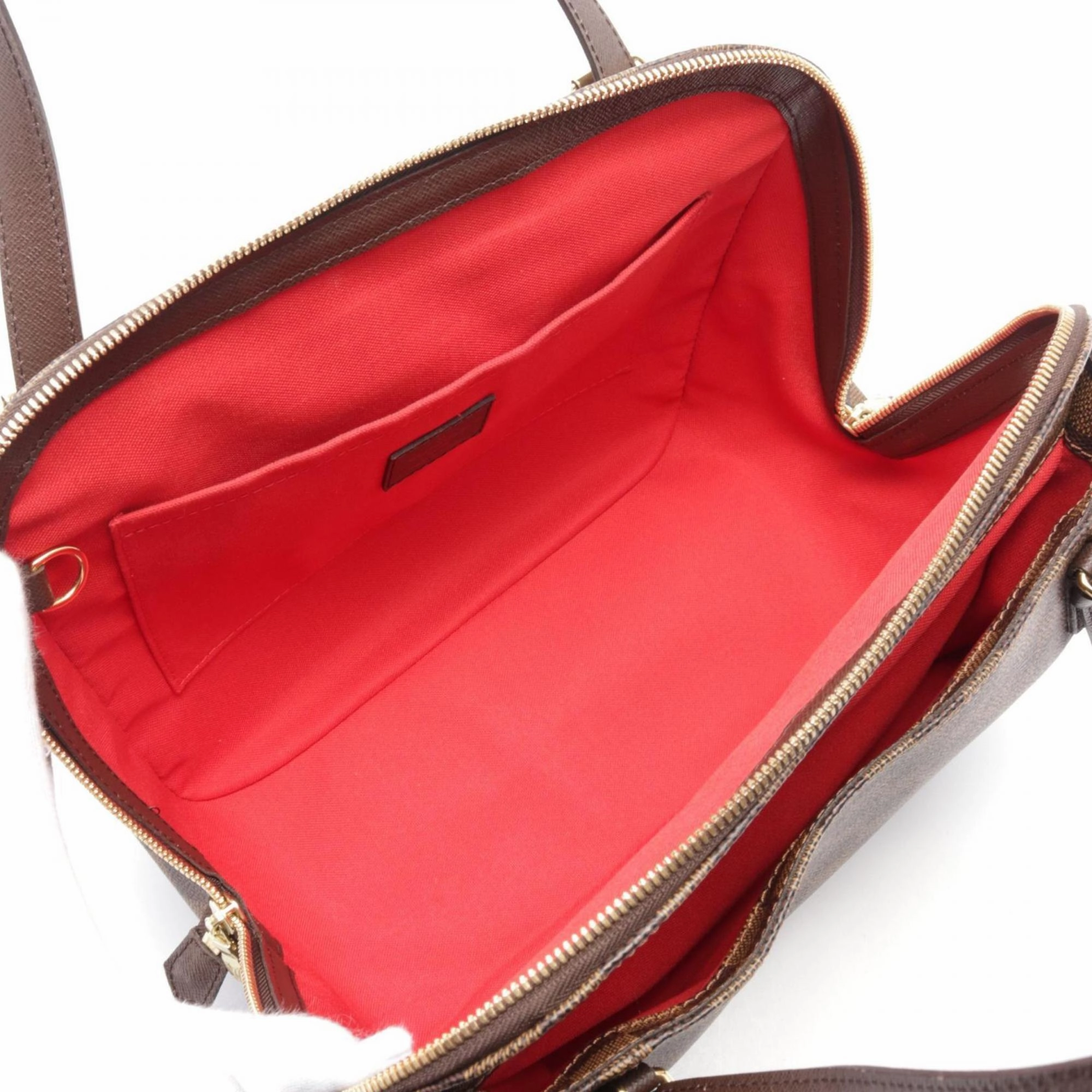 Louis Vuitton Belem Mm Canvas Shoulder Bag (Pre-Owned)