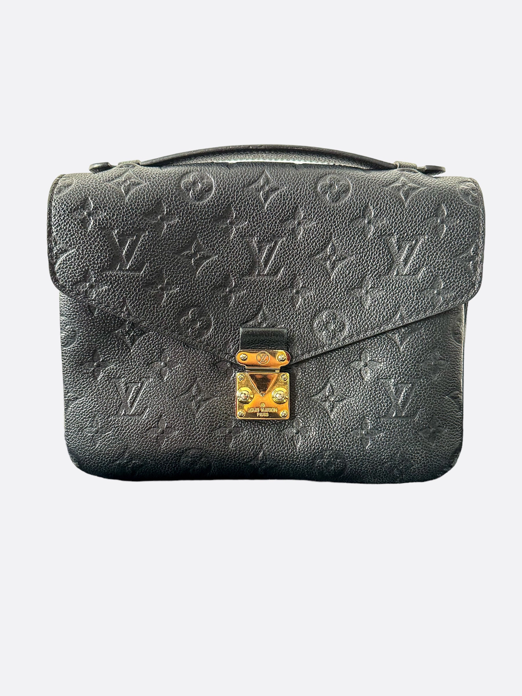 Louis Vuitton Black Empreinte Monogram Pochette Metis