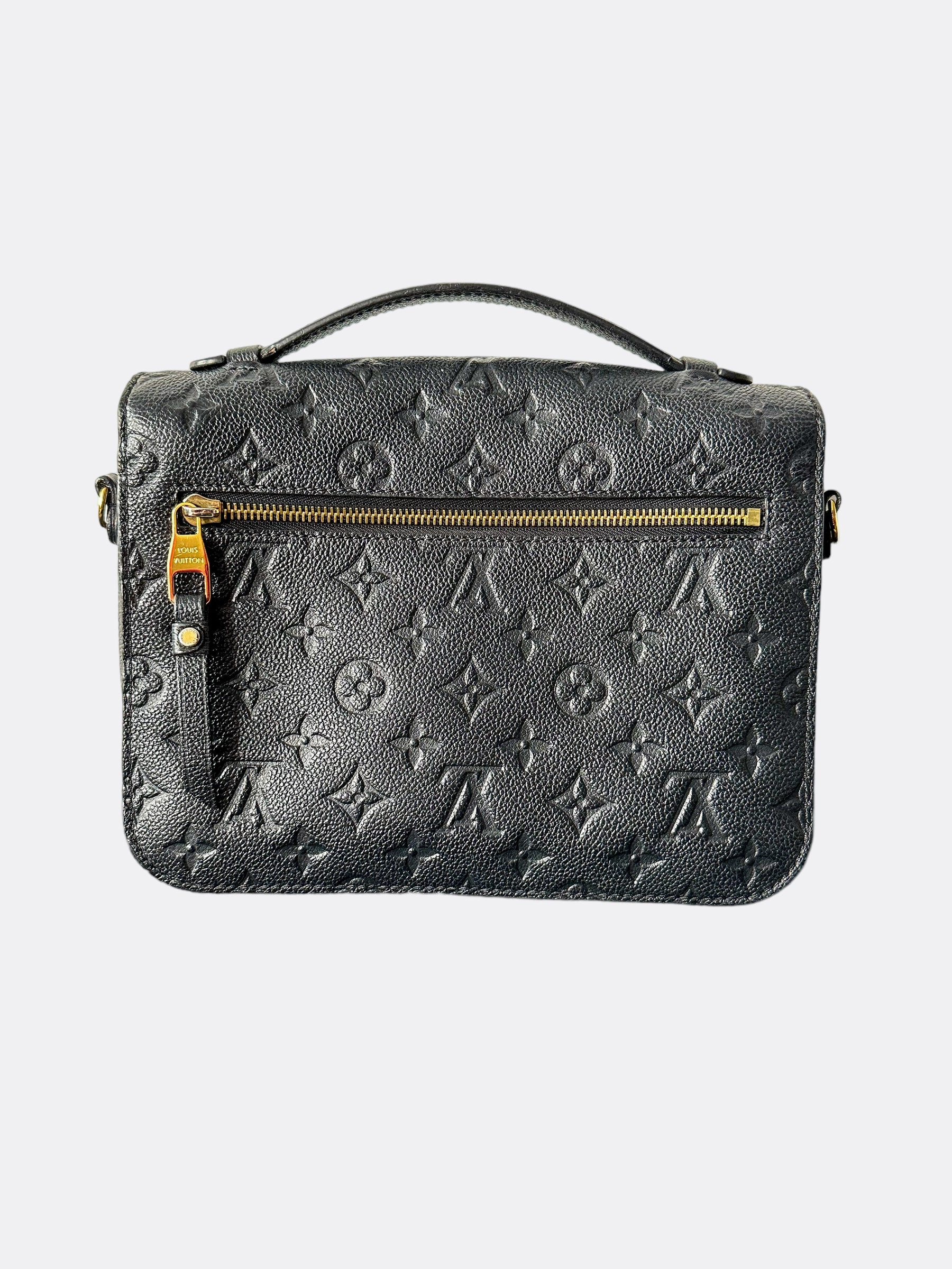 Louis Vuitton Black Empreinte Monogram Pochette Metis