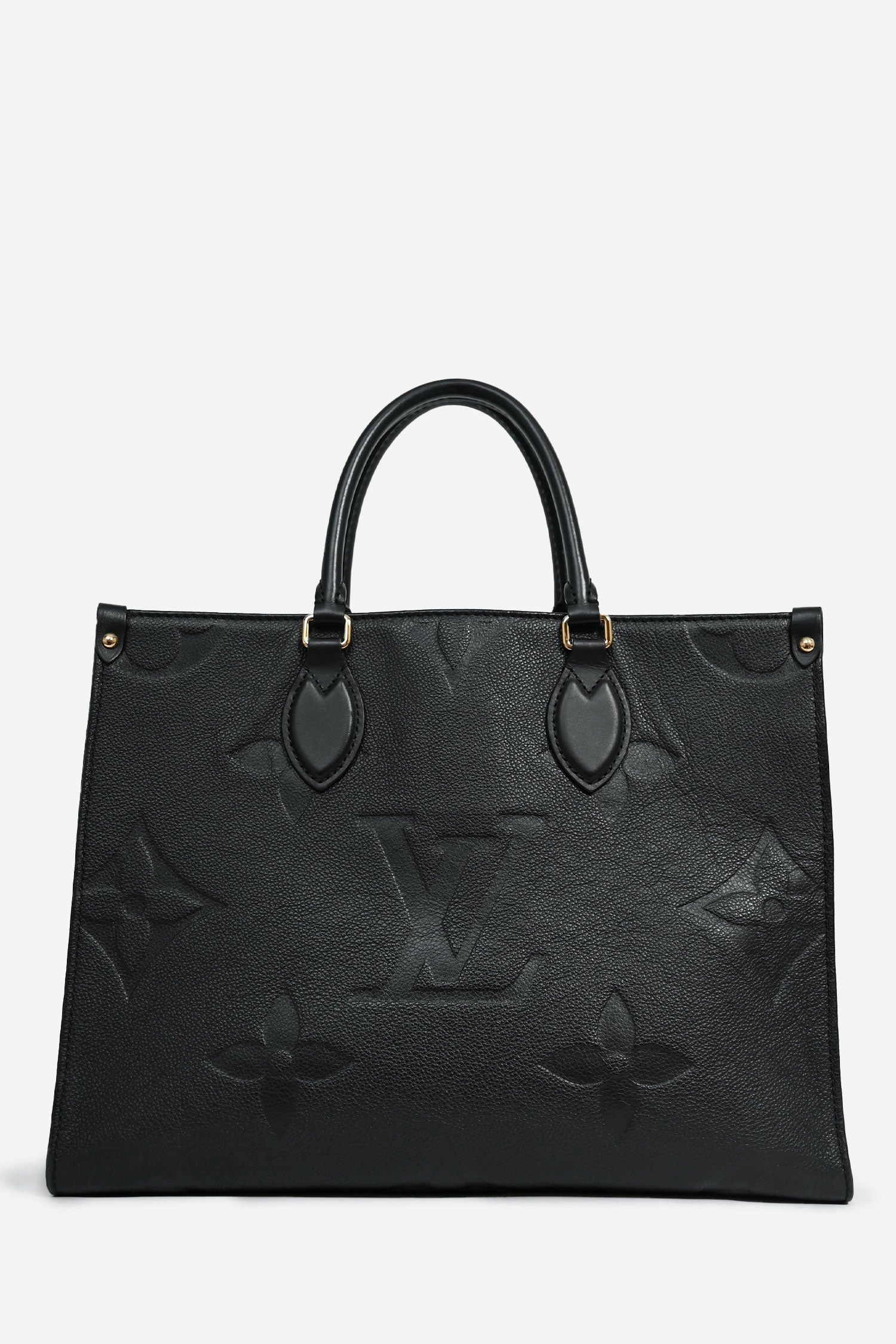 Louis Vuitton Black Monogram Empreinte 'OnTheGo' MM Tote