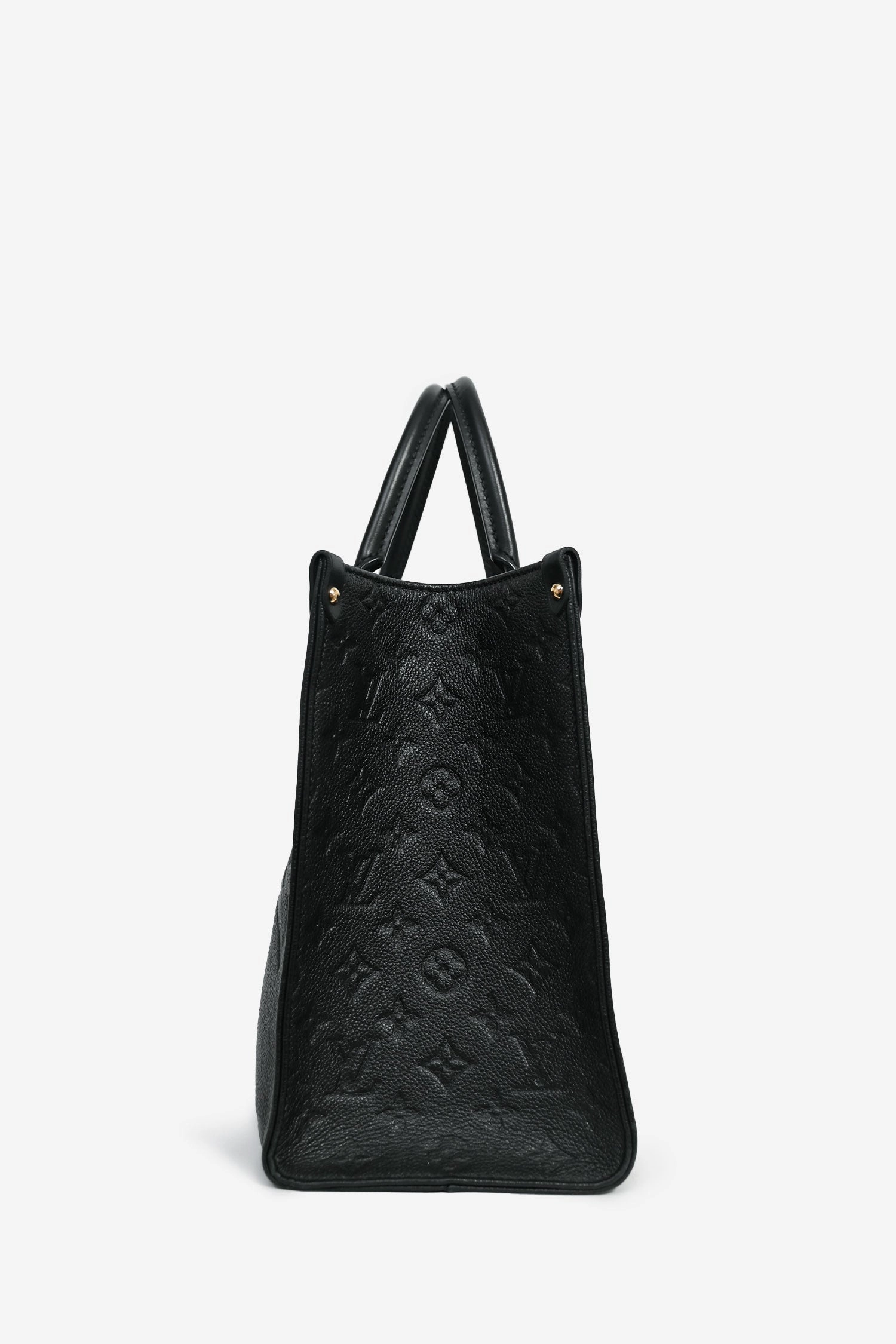 Louis Vuitton Black Monogram Empreinte 'OnTheGo' MM Tote