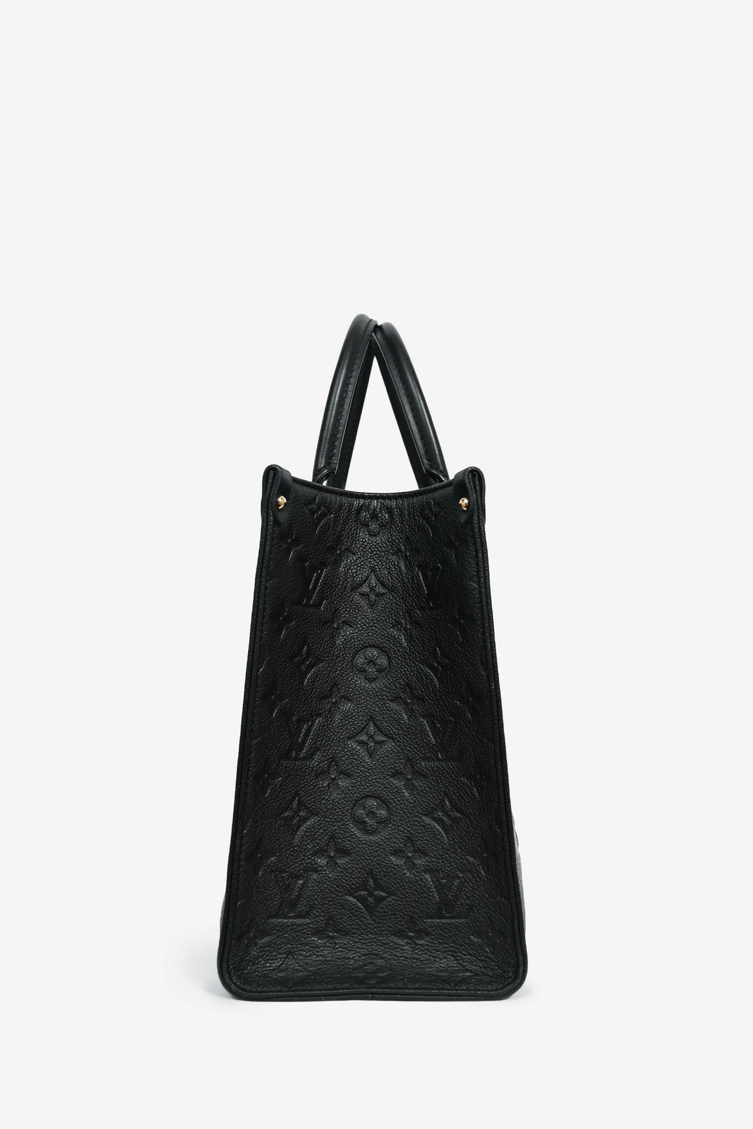 Louis Vuitton Black Monogram Empreinte 'OnTheGo' MM Tote
