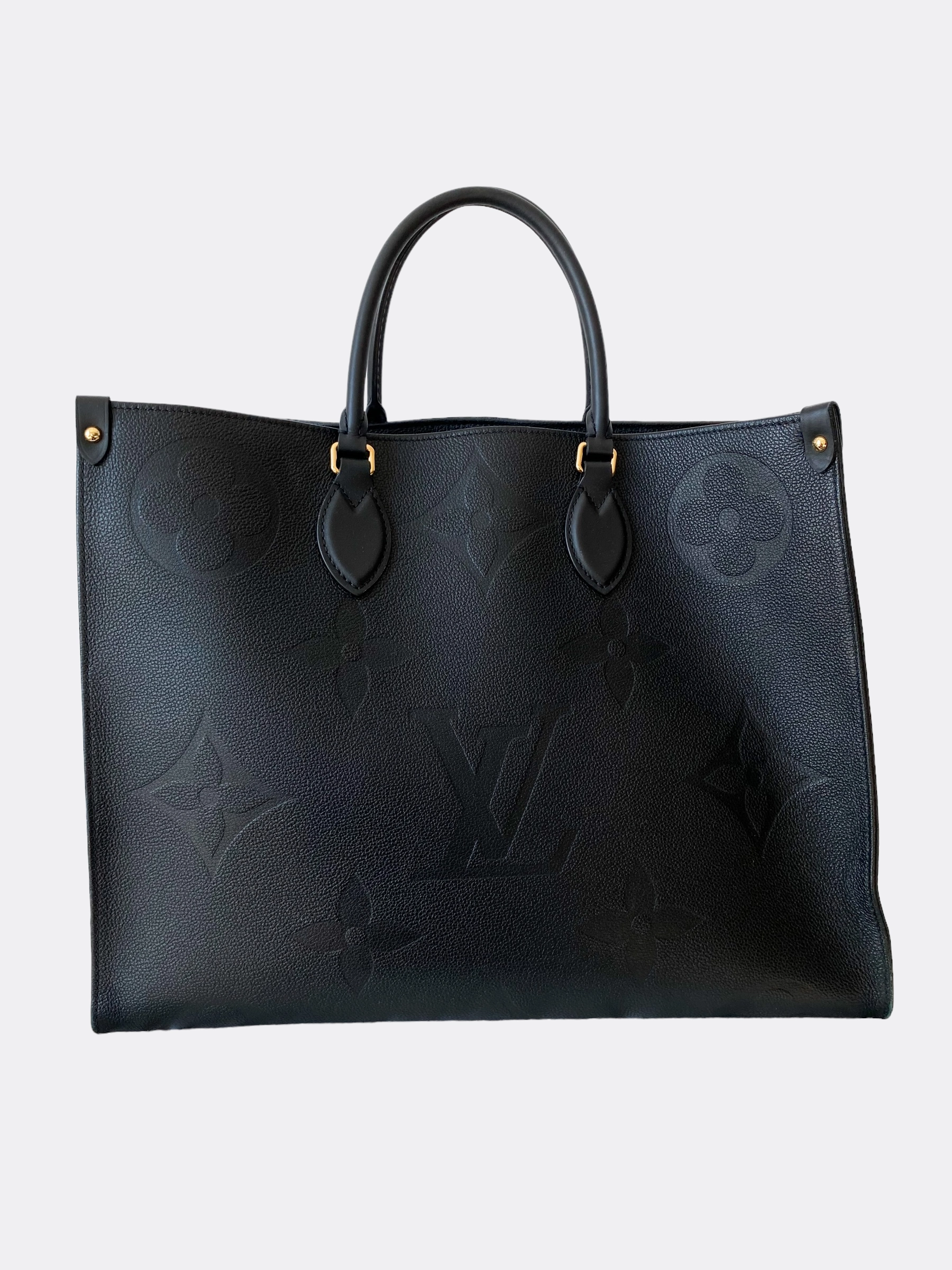 Louis Vuitton Black Monogram Empreinte OnTheGo GM