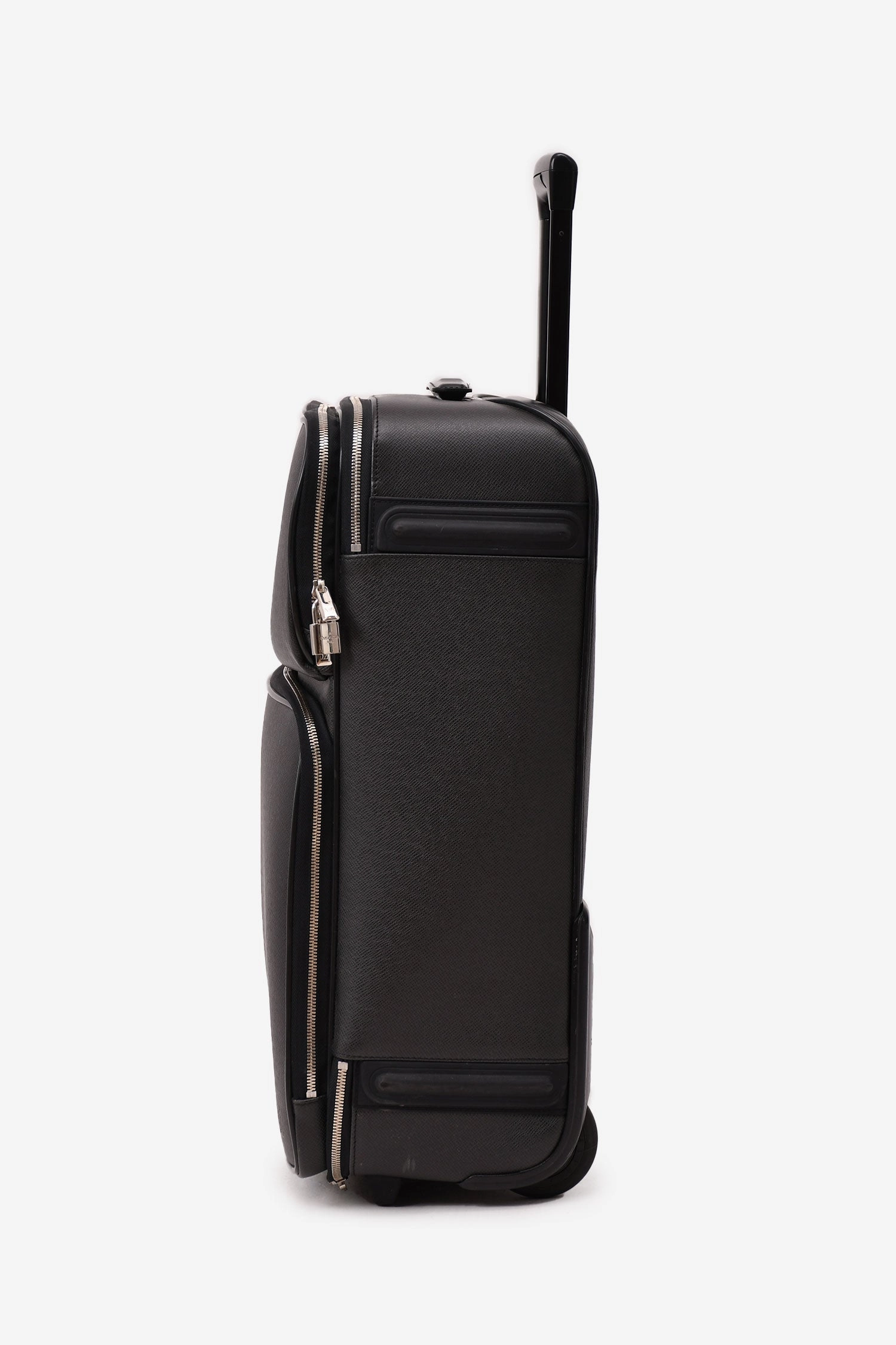 Louis Vuitton Black Taiga Leather Pegase 55 Suitcase With Garment Bag   Cosmetic Pouch