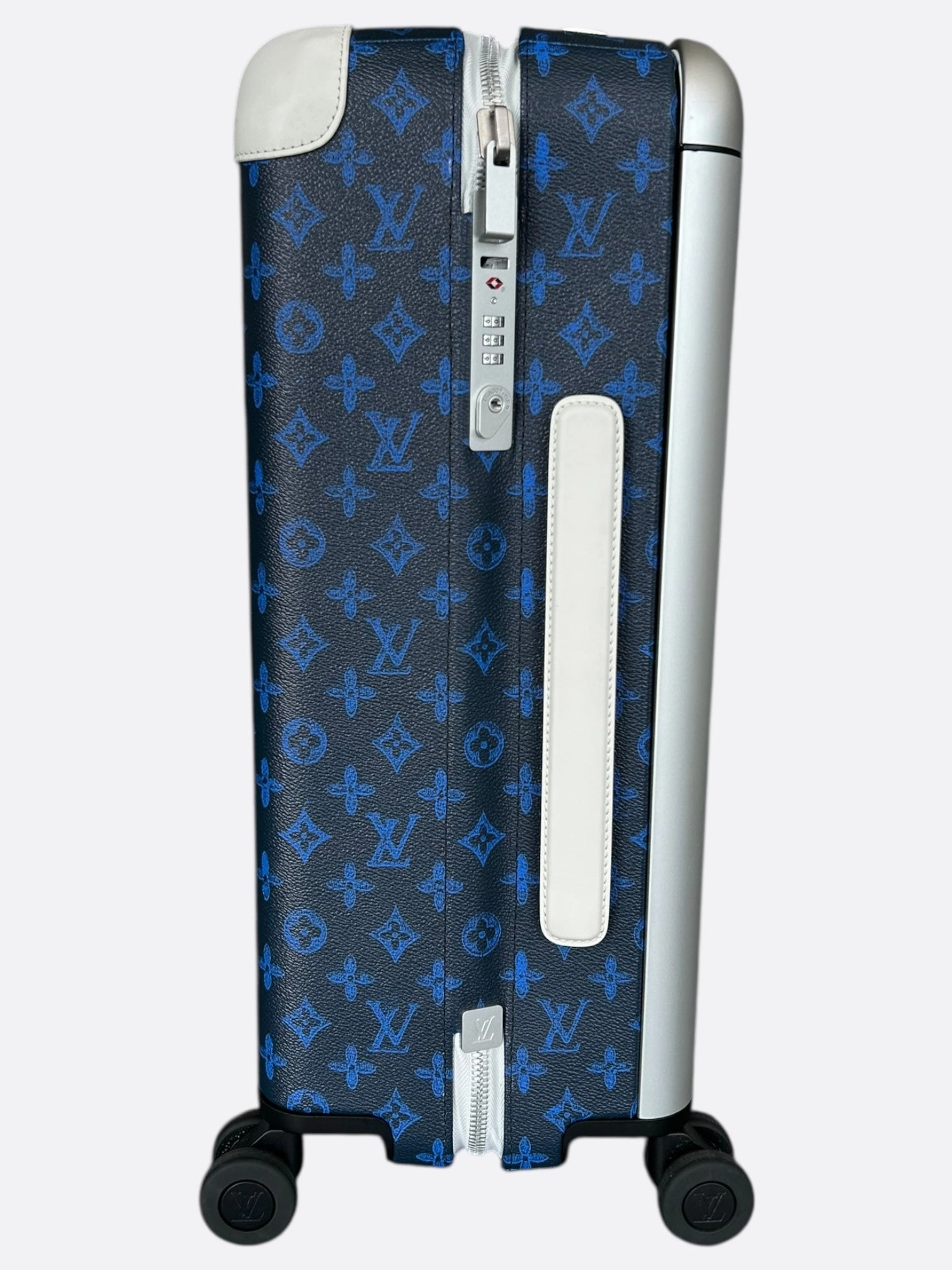 Louis Vuitton Blue & White Everyday Logo Monogram Horizon 55