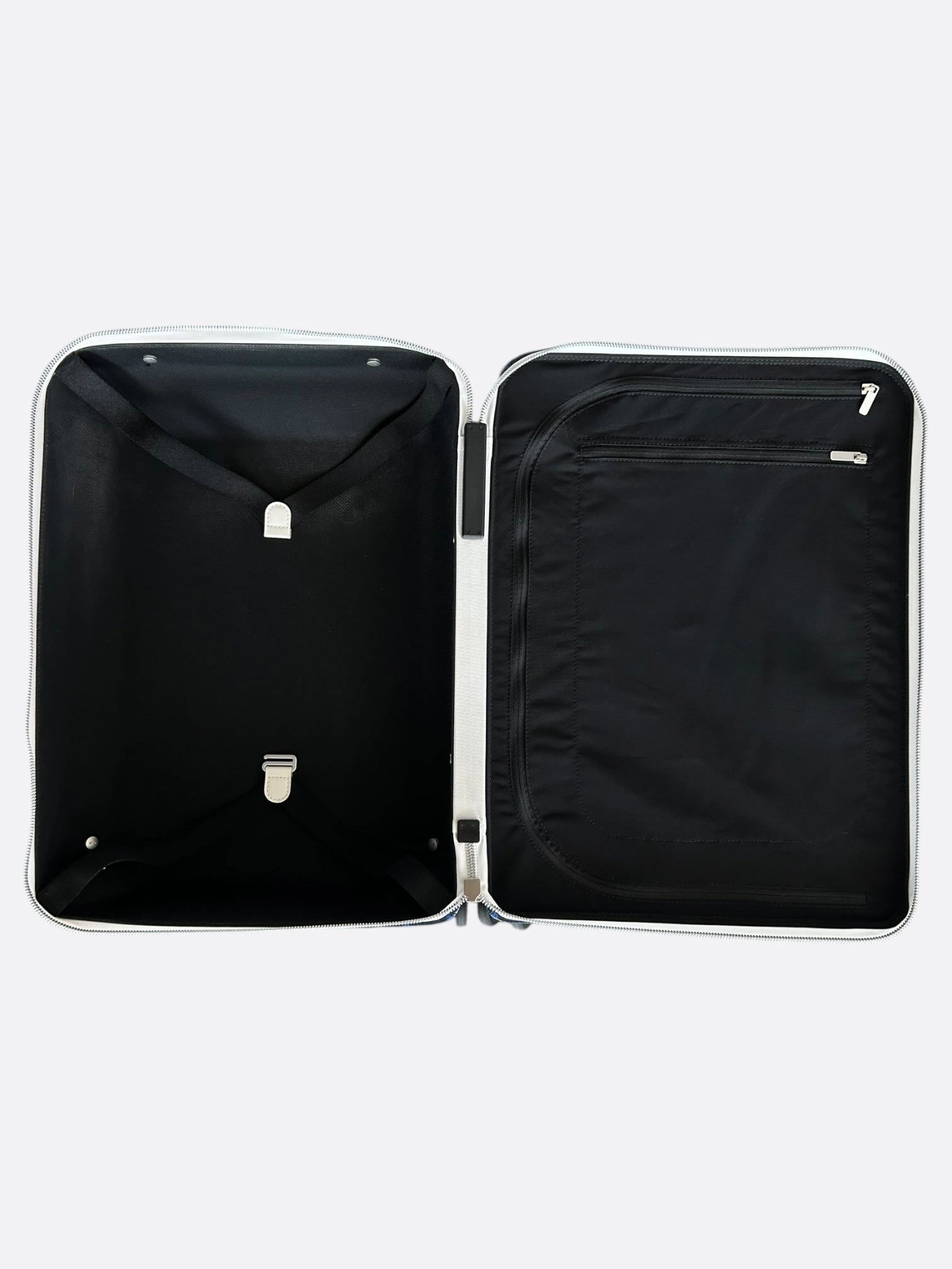 Louis Vuitton Blue & White Everyday Logo Monogram Horizon 55