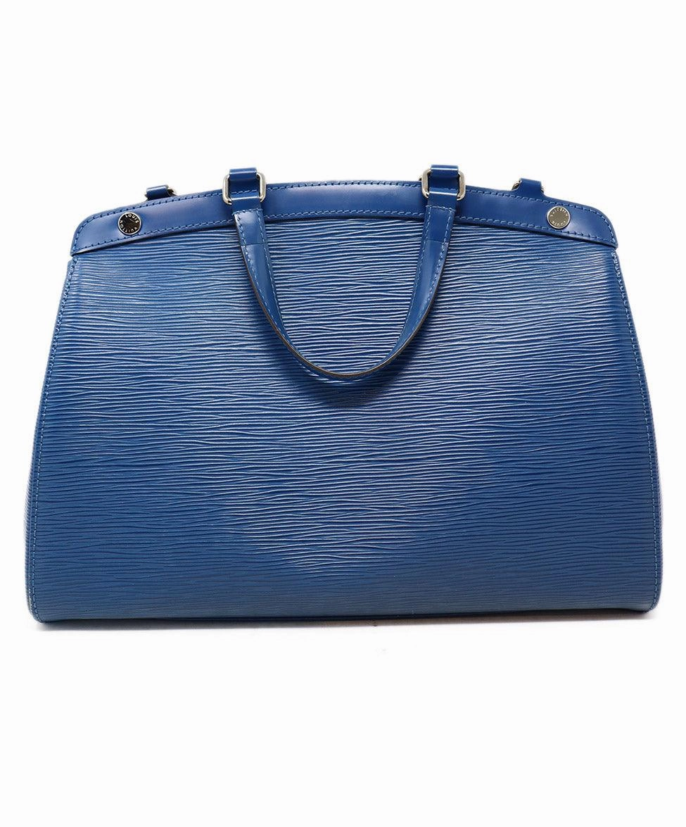 Louis Vuitton Blue Epi Leather Satchel