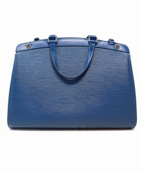 Louis Vuitton Blue Epi Leather Satchel