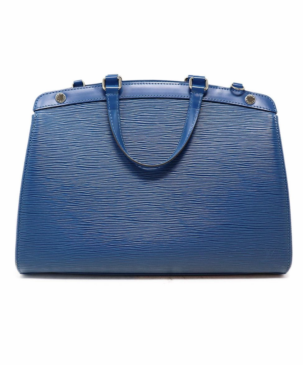 Louis Vuitton Blue Epi Leather Satchel