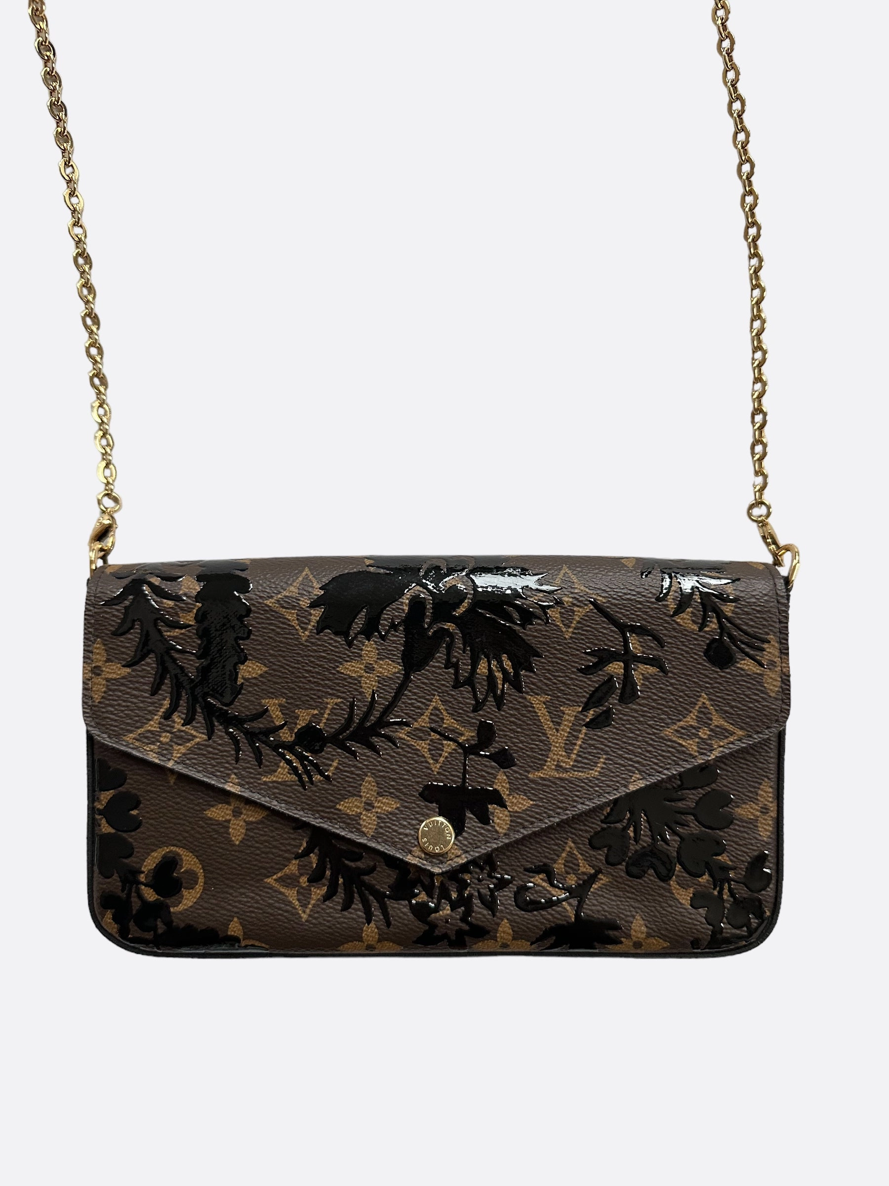 Louis Vuitton Brown Monogram Blossom Pochette Felicie