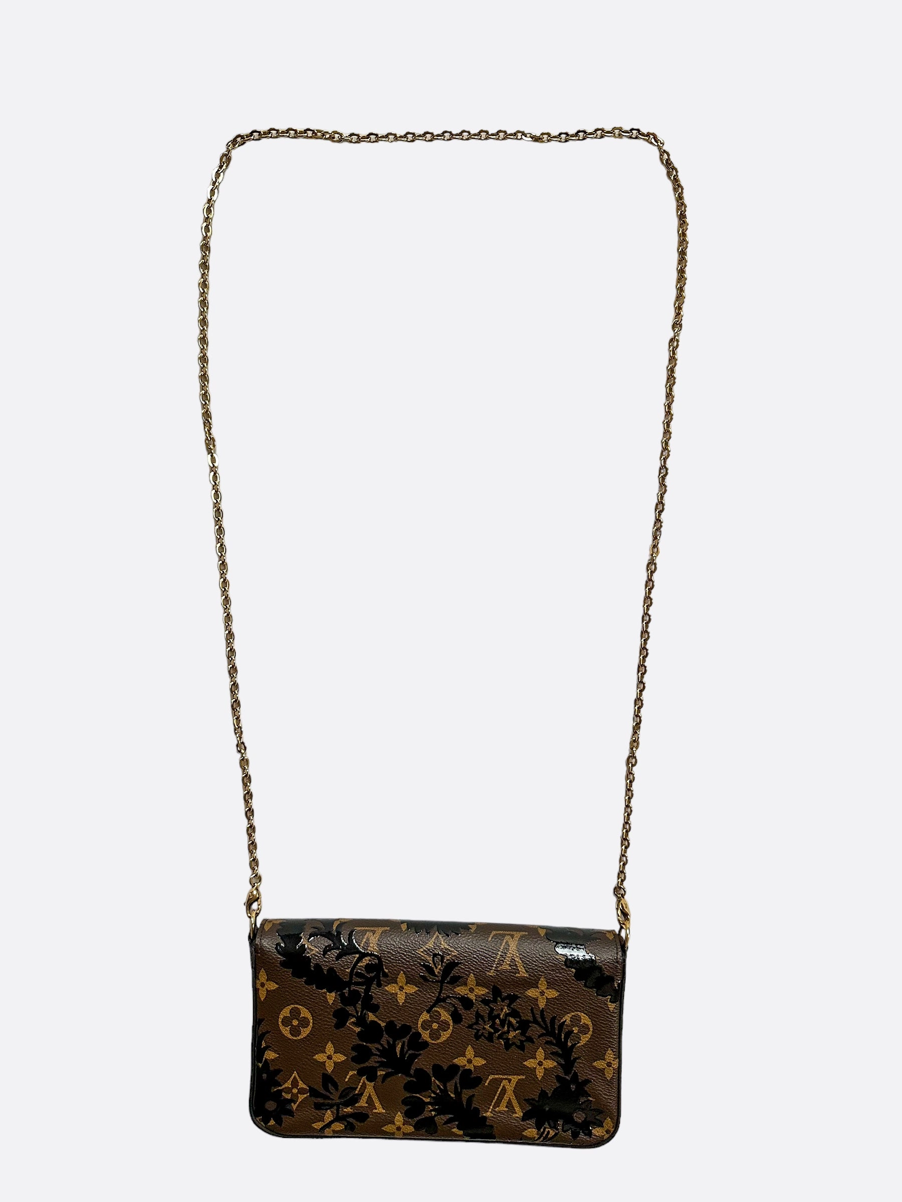 Louis Vuitton Brown Monogram Blossom Pochette Felicie