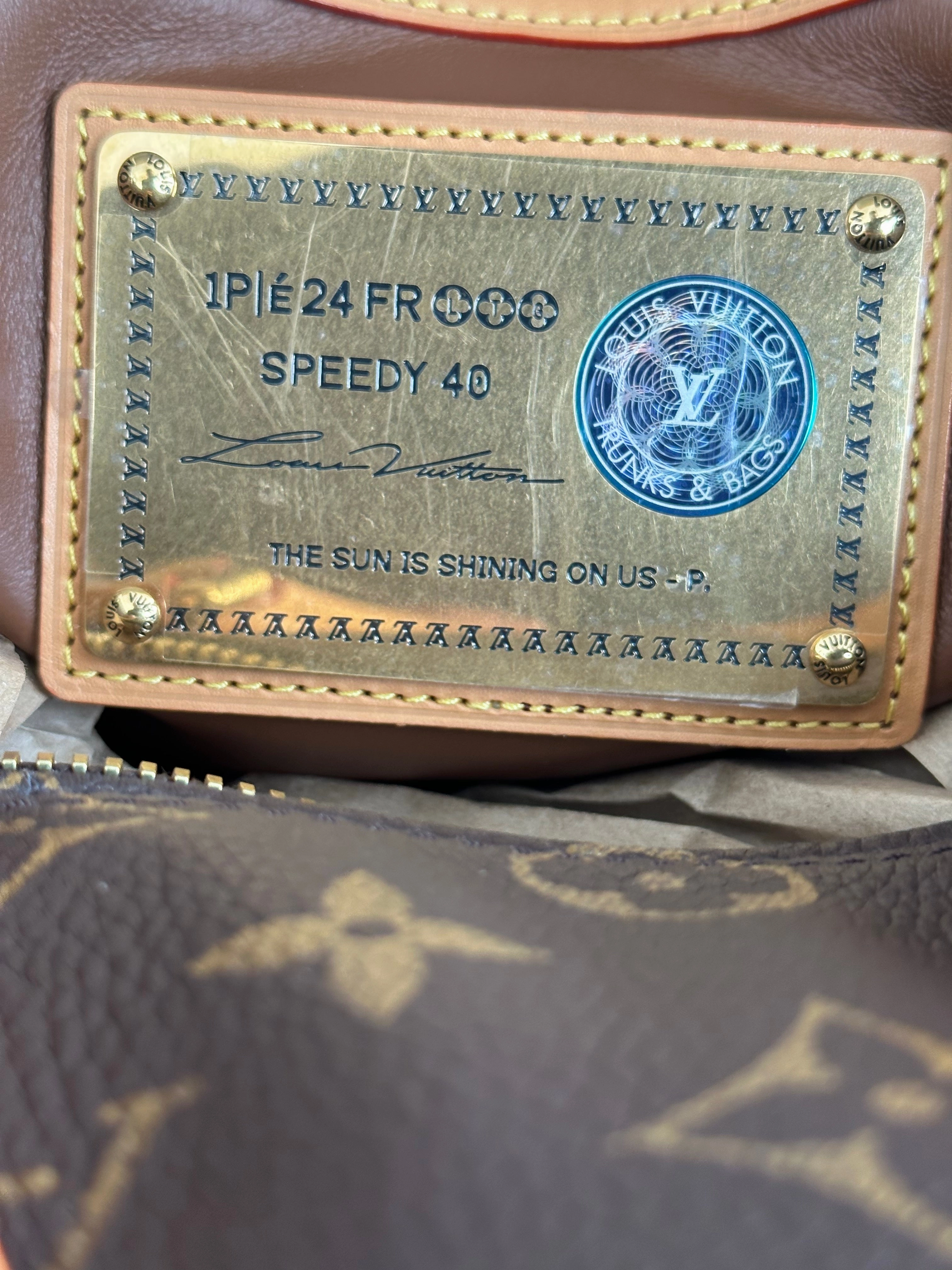 Louis Vuitton Brown Monogram P9 Speedy 40