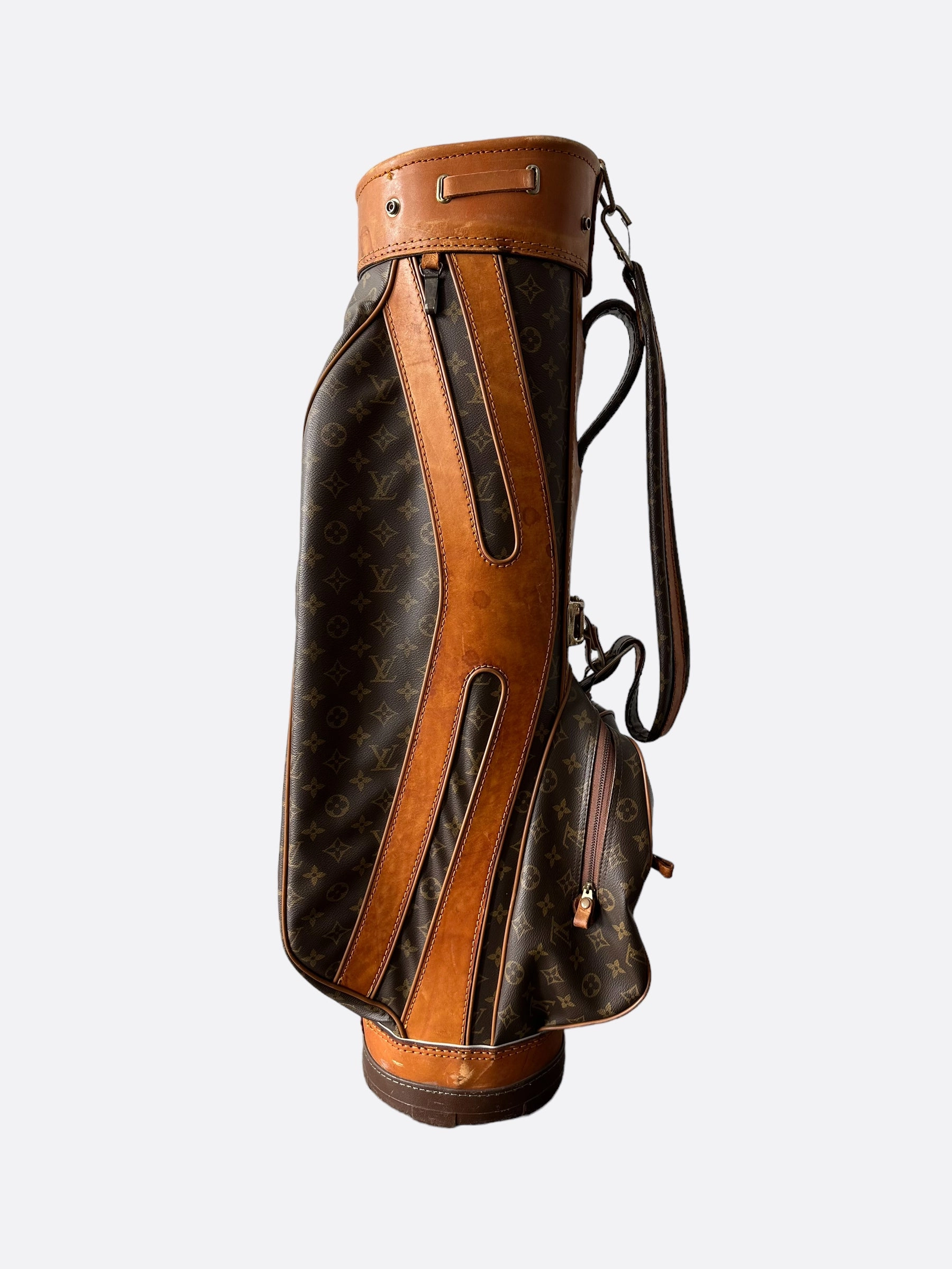 Louis Vuitton Brown Monogram Vintage Golf Bag