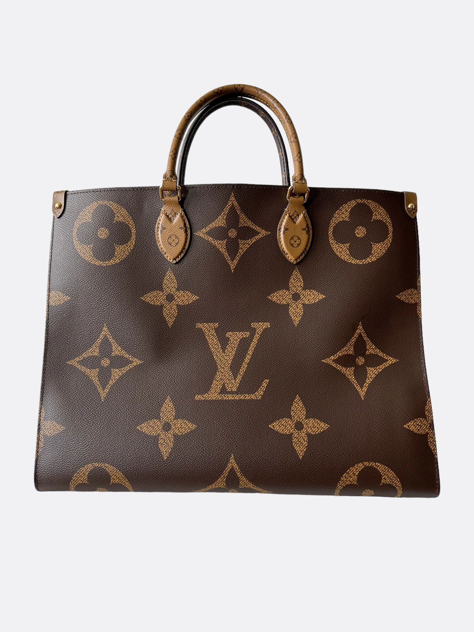 Louis Vuitton Brown Reverse Monogram OnTheGo Tote GM