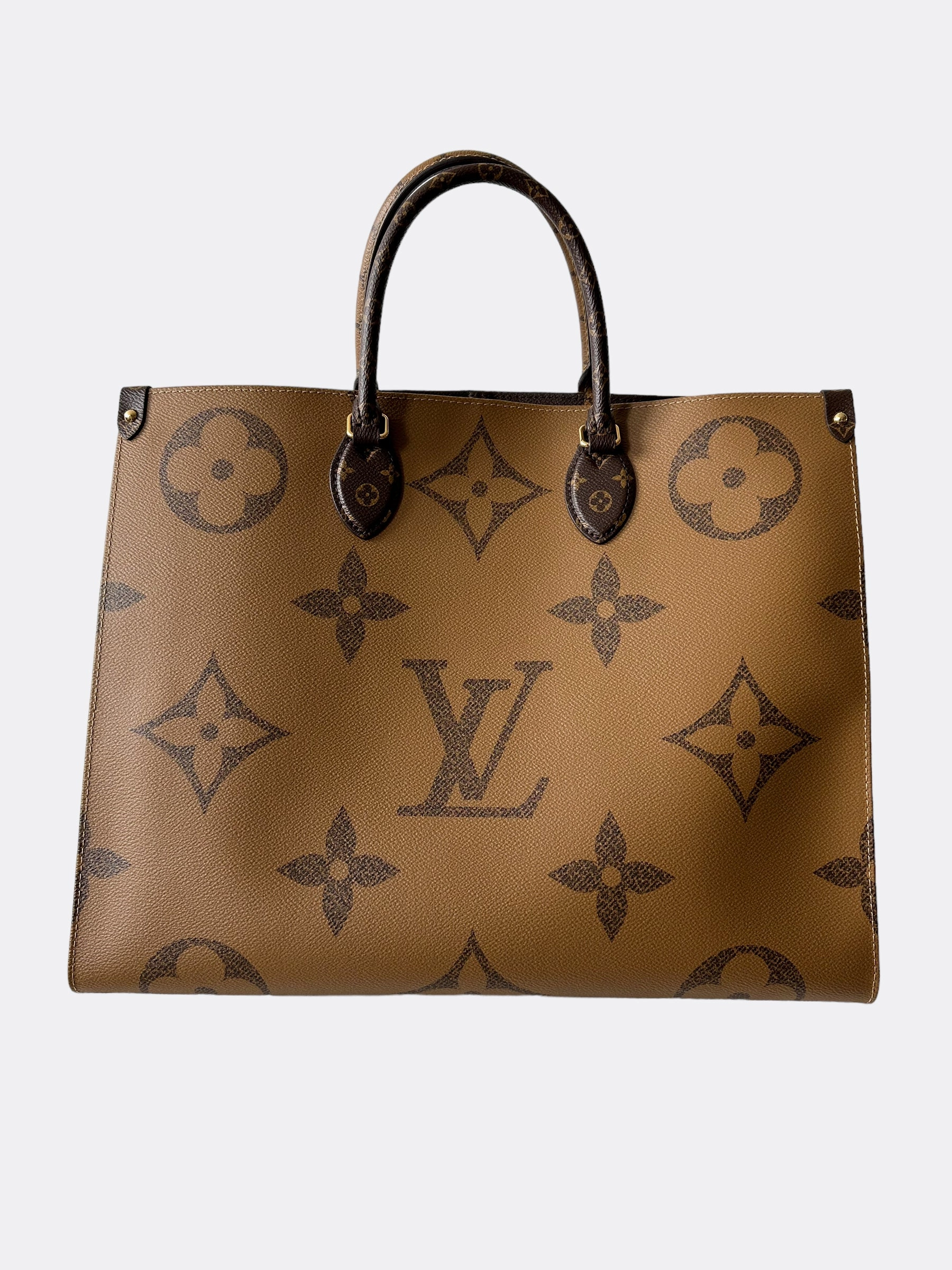 Louis Vuitton Brown Reverse Monogram OnTheGo Tote GM
