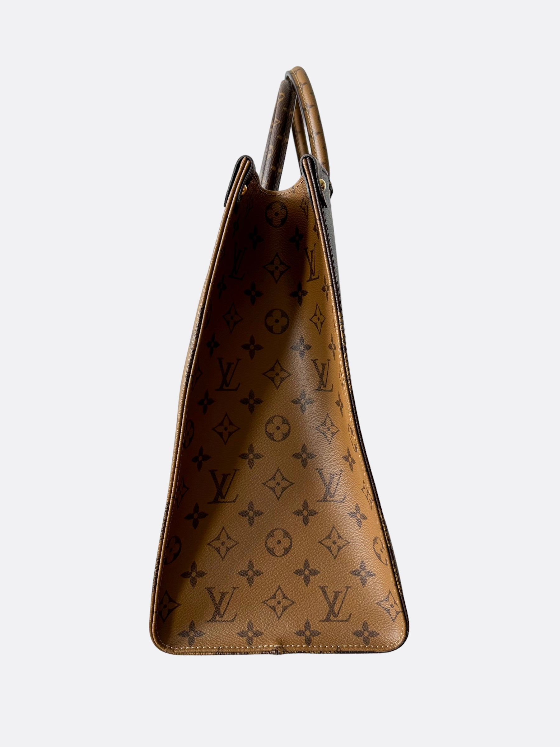 Louis Vuitton Brown Reverse Monogram OnTheGo Tote GM