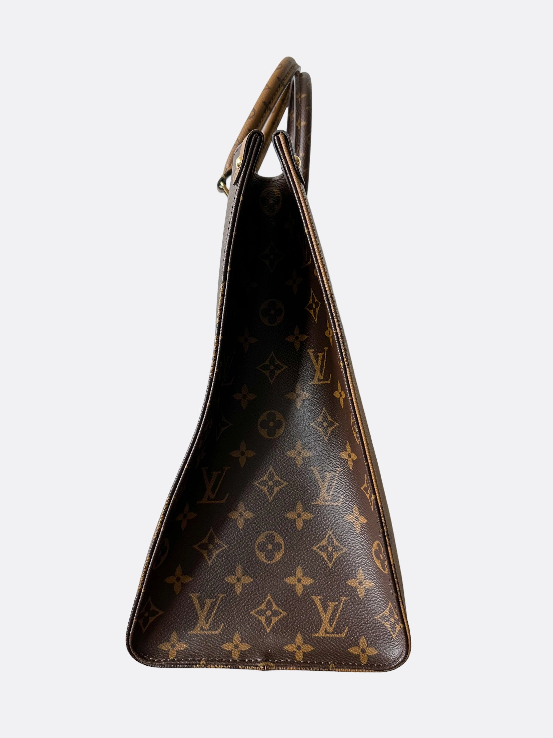 Louis Vuitton Brown Reverse Monogram OnTheGo Tote GM