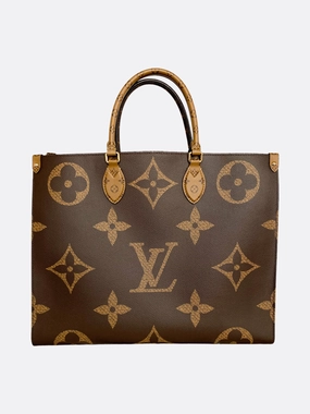 Louis Vuitton Brown Reverse Monogram OnTheGo Tote