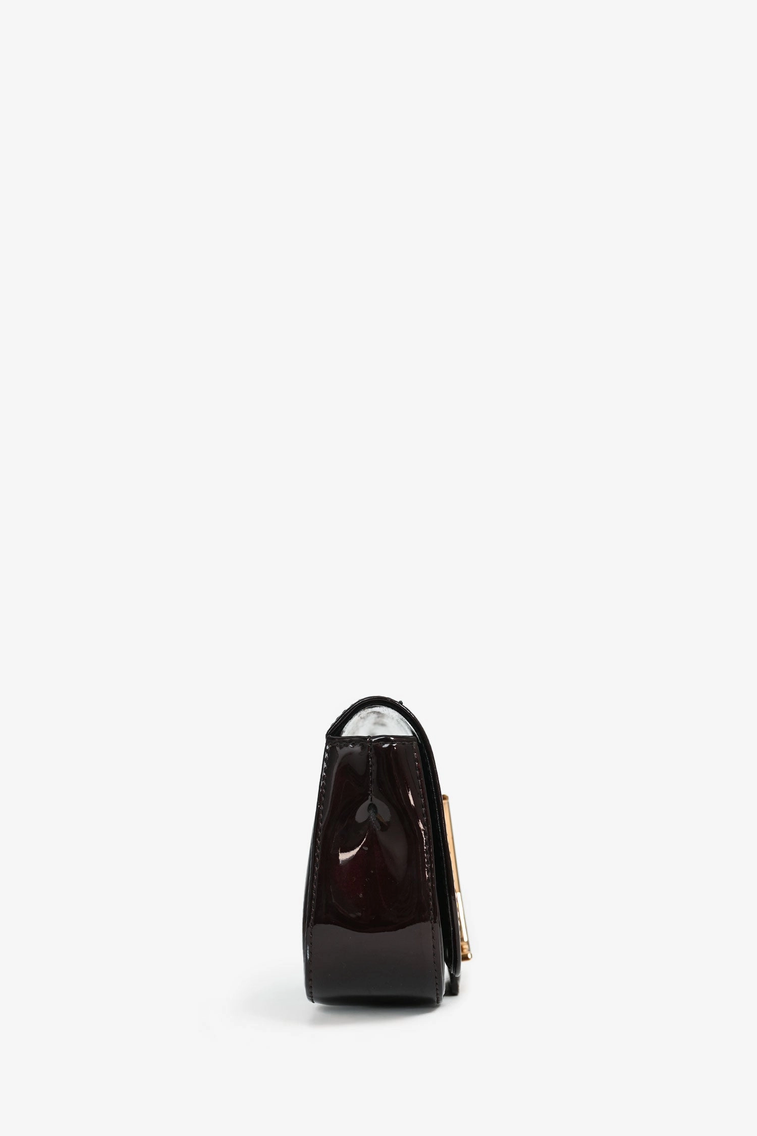 Louis Vuitton Burgundy Patent 'Sobe Clutch