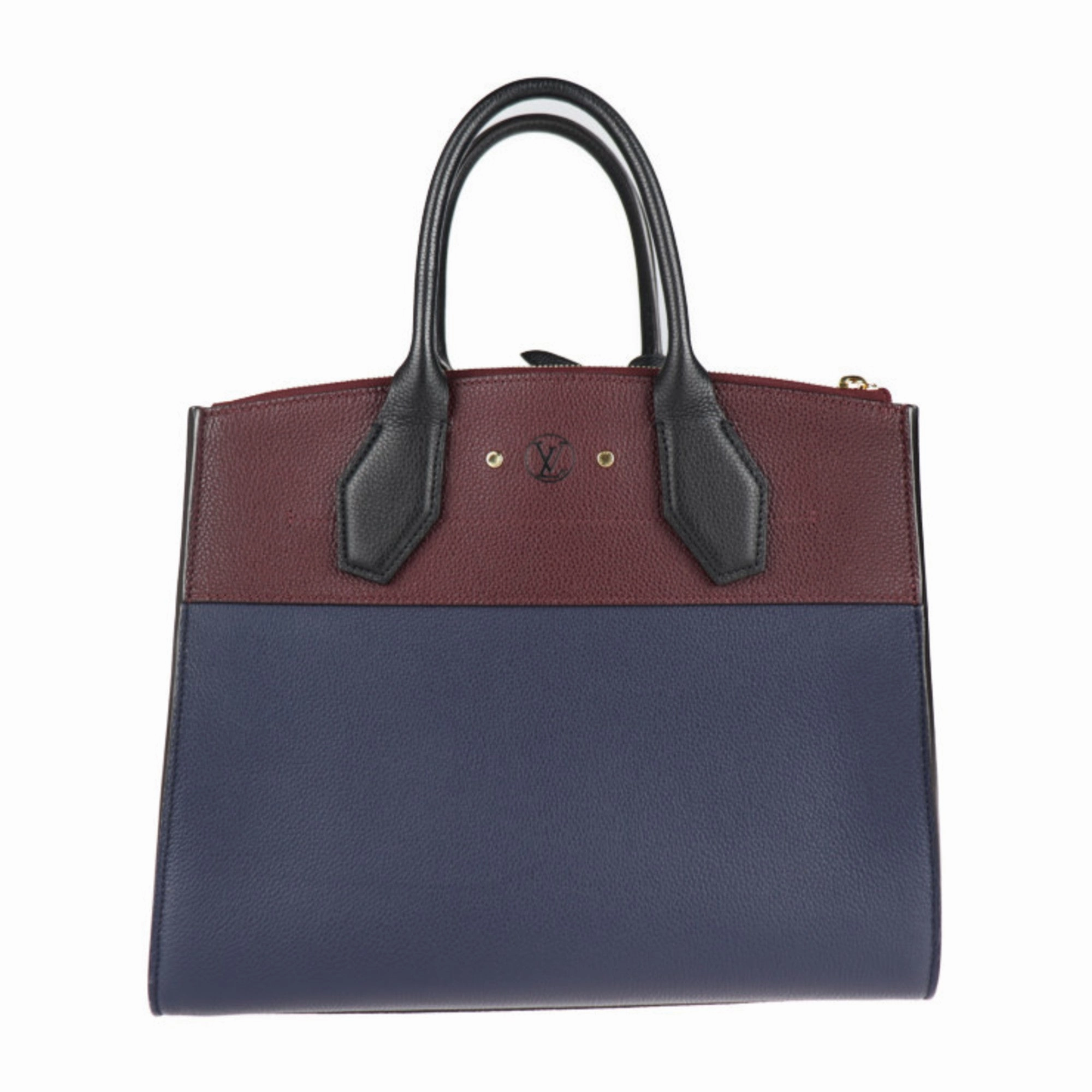 Louis Vuitton City Steamer Leather Handbag (Pre-Owned)