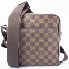 Louis Vuitton Damier Damier Canvas Ebene Shoulder Bag (Pre-Owned)