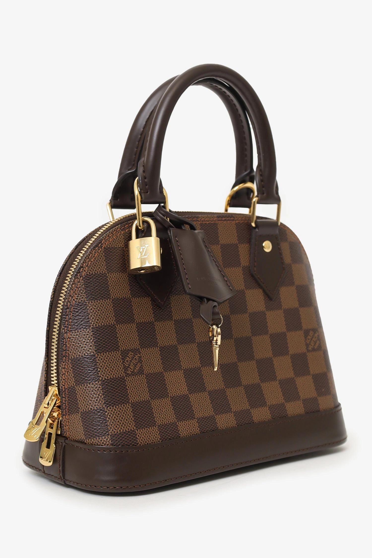 Louis Vuitton Damier Ebene Alma BB with Strap