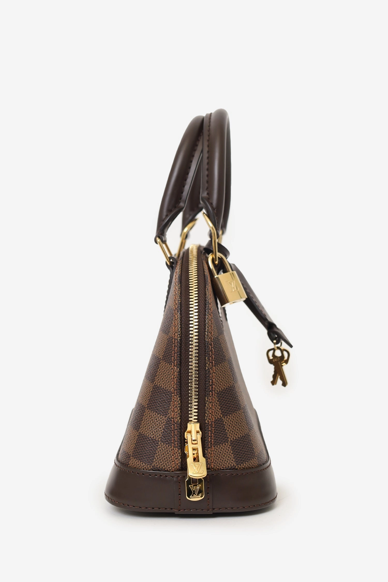 Louis Vuitton Damier Ebene Alma BB with Strap