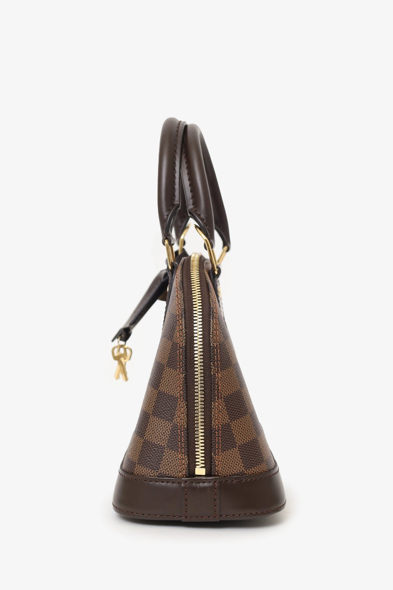 Louis Vuitton Damier Ebene Alma BB with Strap