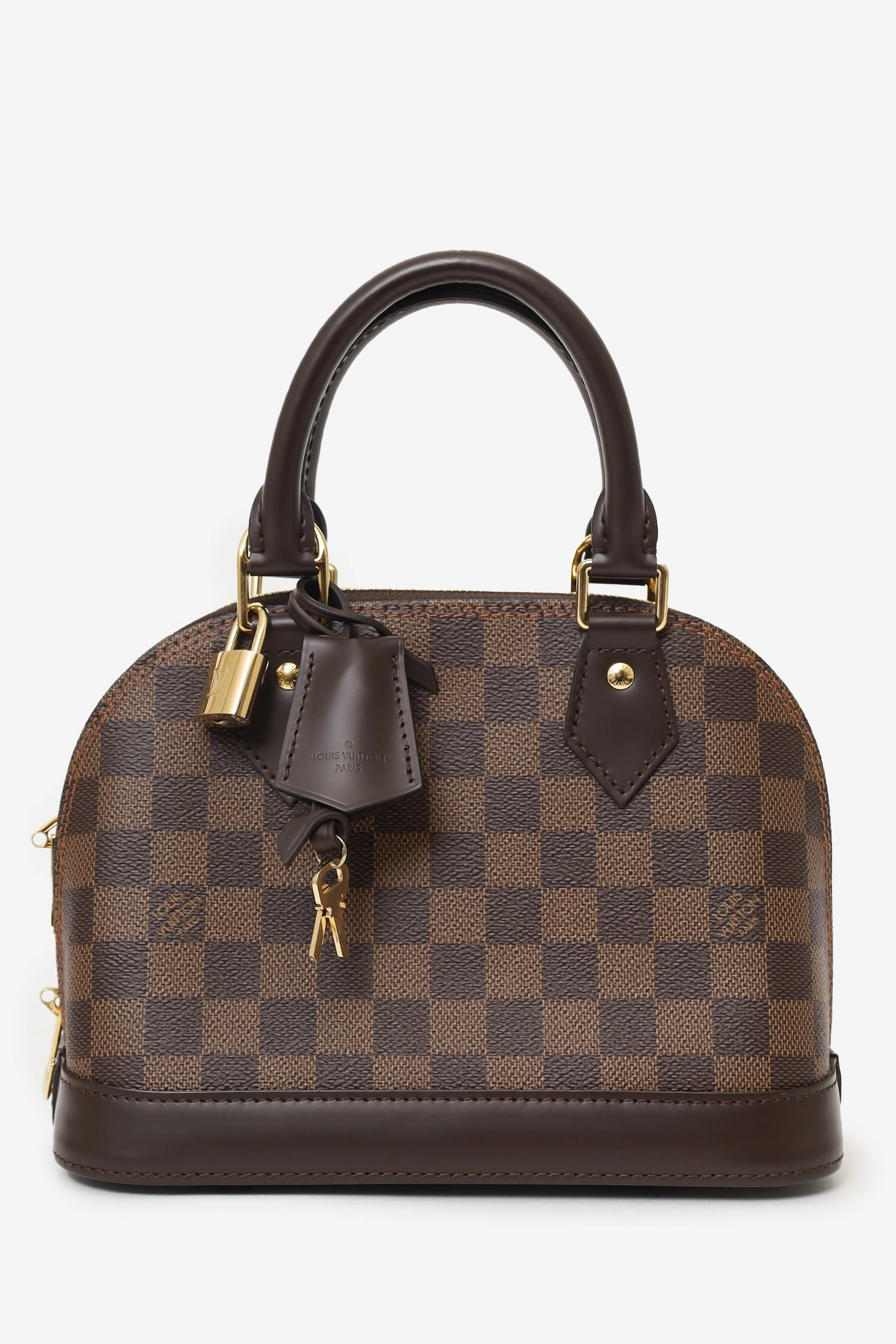 Louis Vuitton Damier Ebene Alma BB with Strap