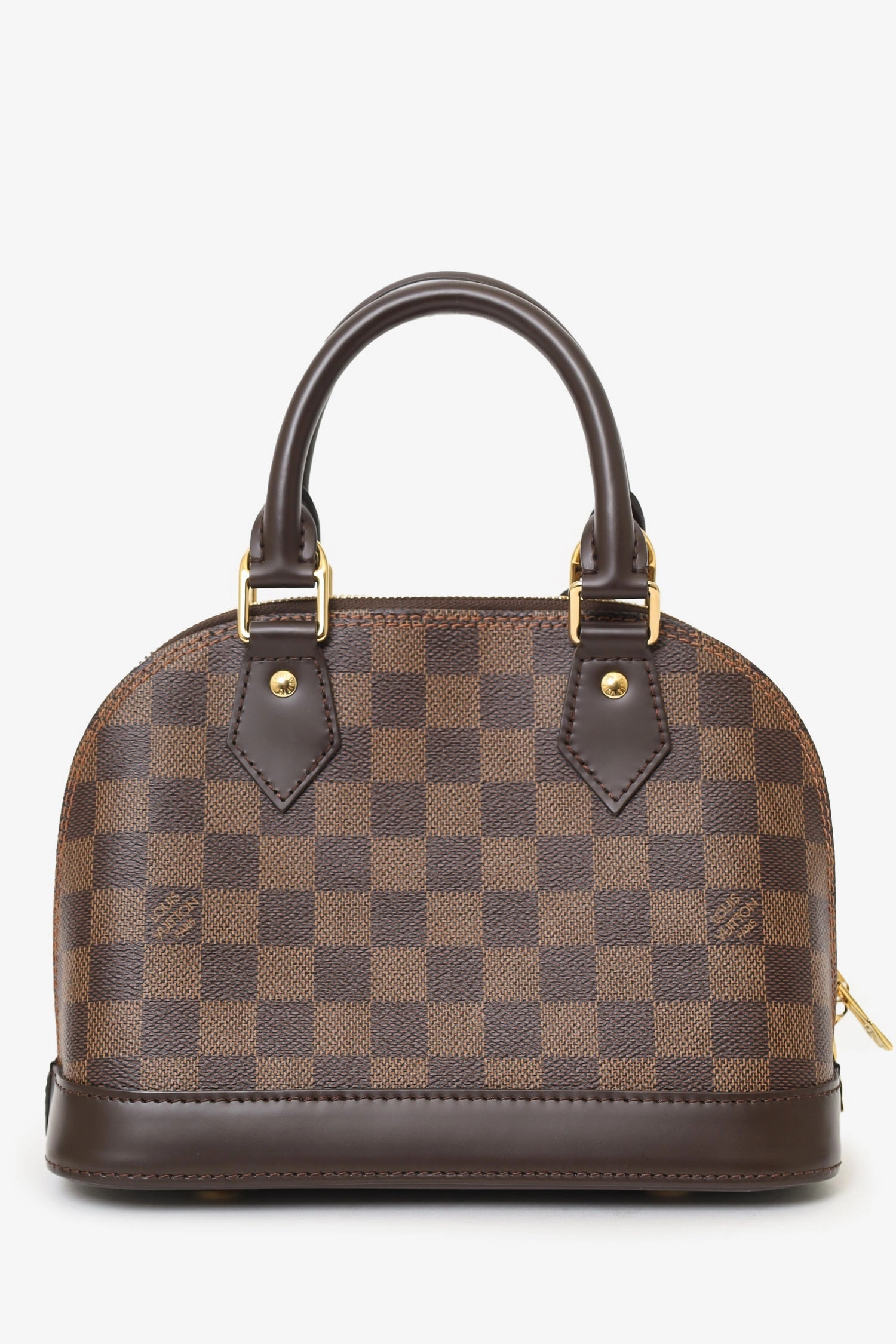 Louis Vuitton Damier Ebene Alma BB with Strap