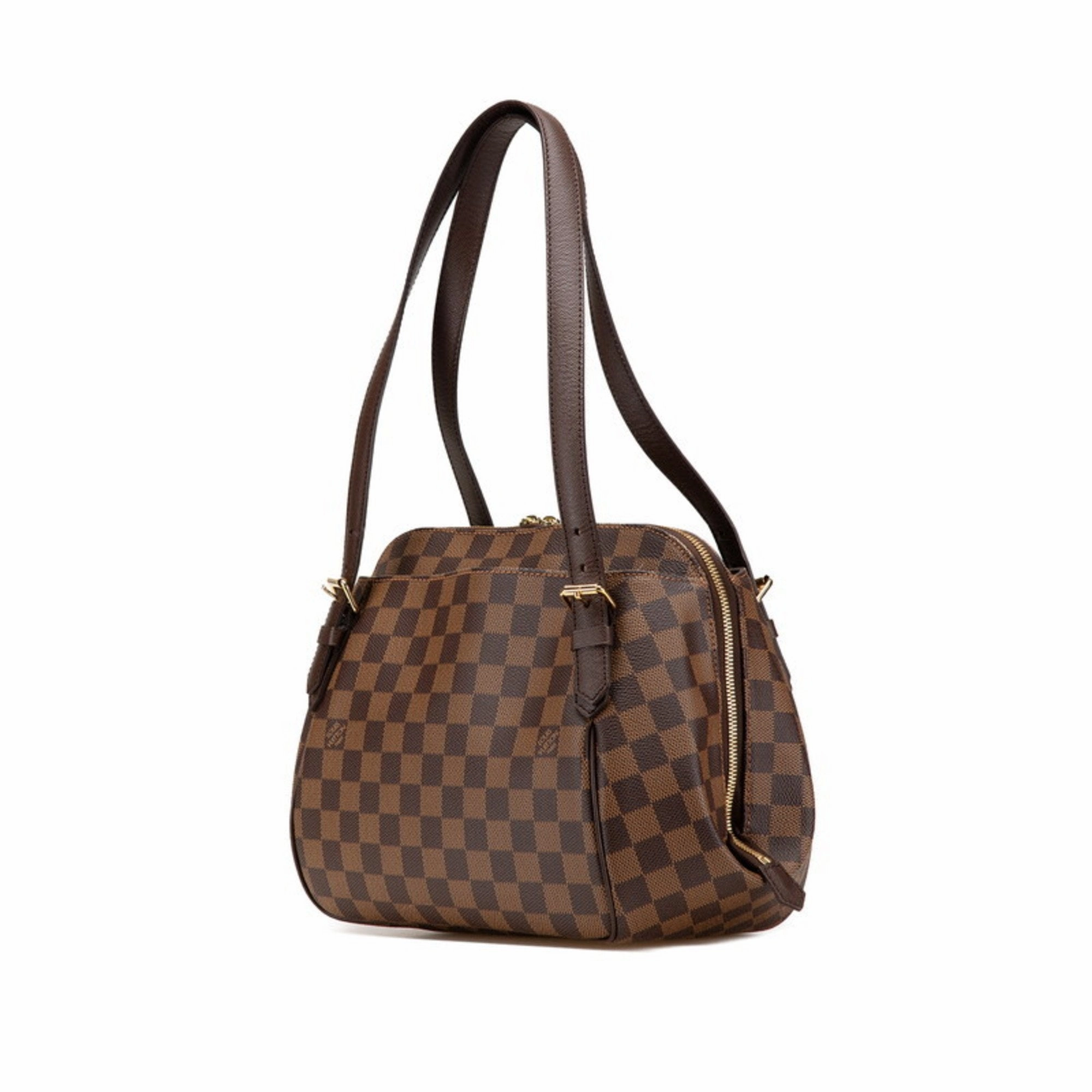 Louis Vuitton Damier Pvc Leather Handbag (Pre-Owned)