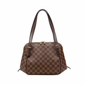 Louis Vuitton Damier Pvc Leather Handbag (Pre-Owned)